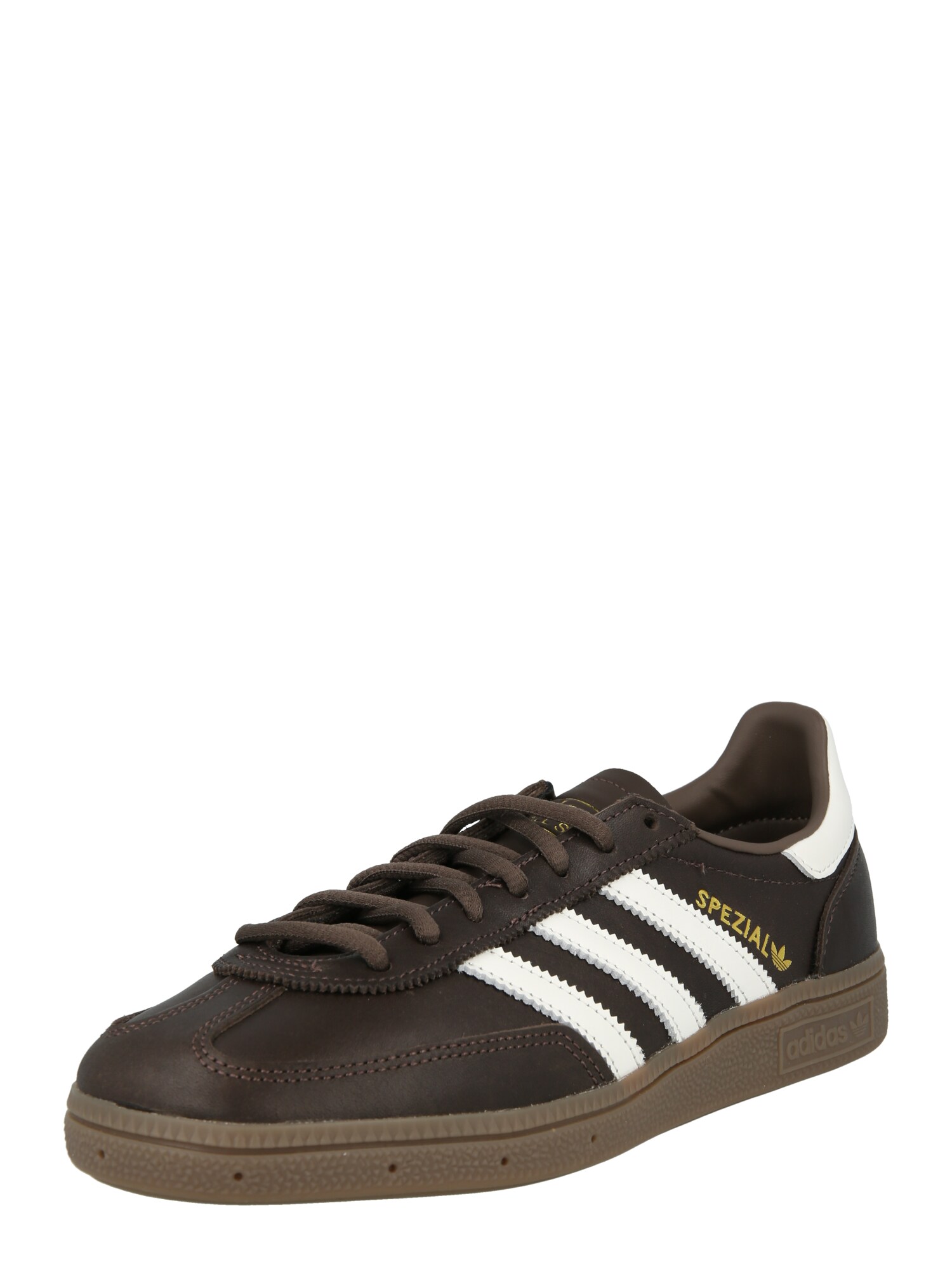 ADIDAS ORIGINALS Sneaker low 'HANDBALL SPEZIAL'  maro închis / alb