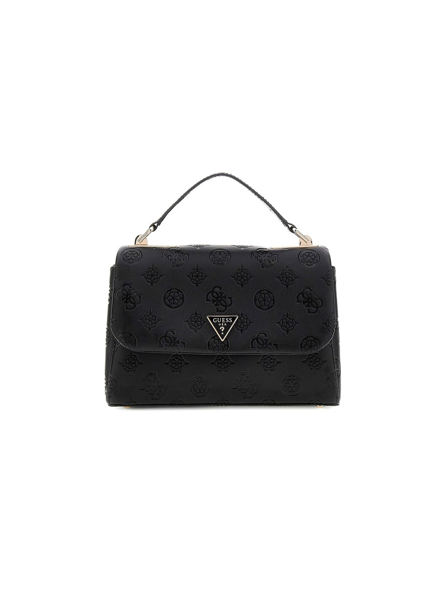 GUESS Bolso de mano 'Tisha'  negro