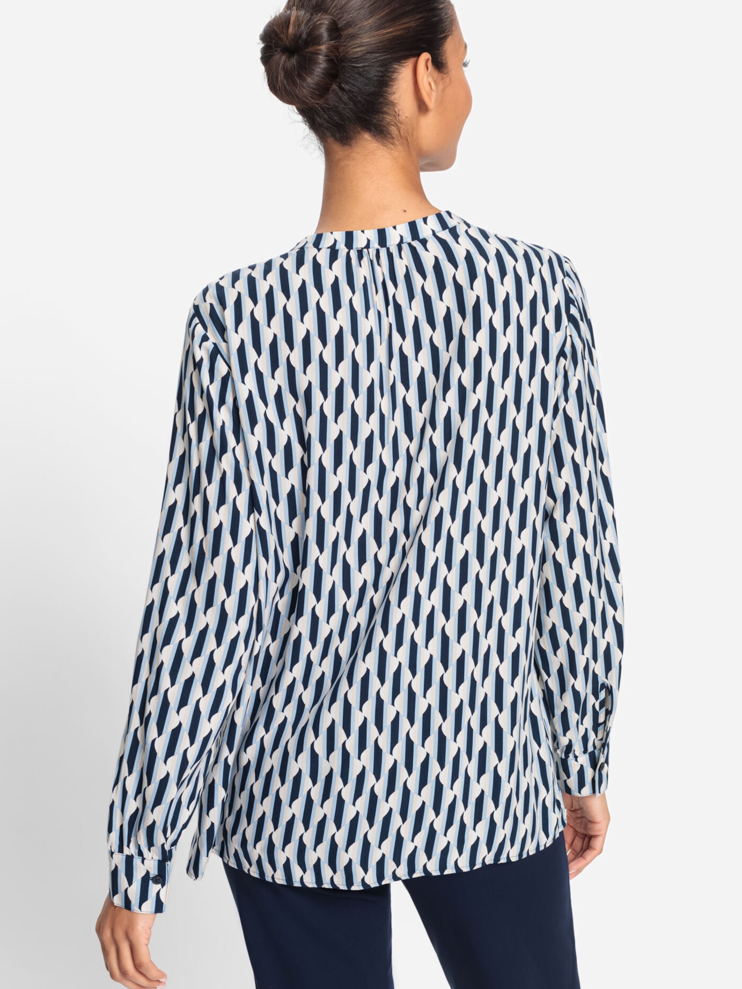 Thumbnail - Bluse mit langen, krempelbaren Ärmeln