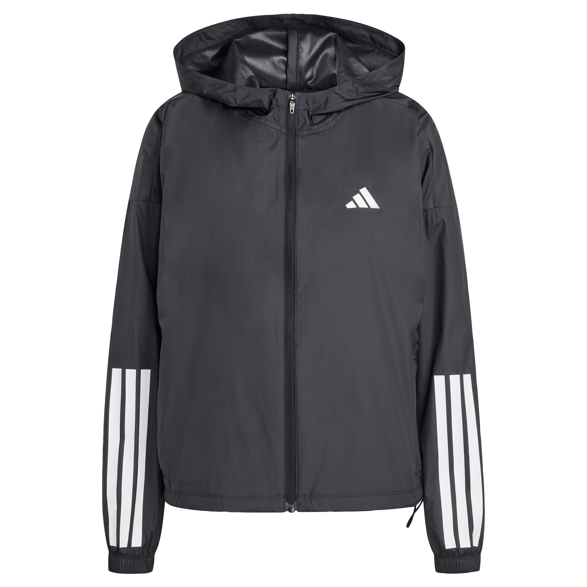 ADIDAS PERFORMANCE Geacă sport Hyperglam  negru / alb