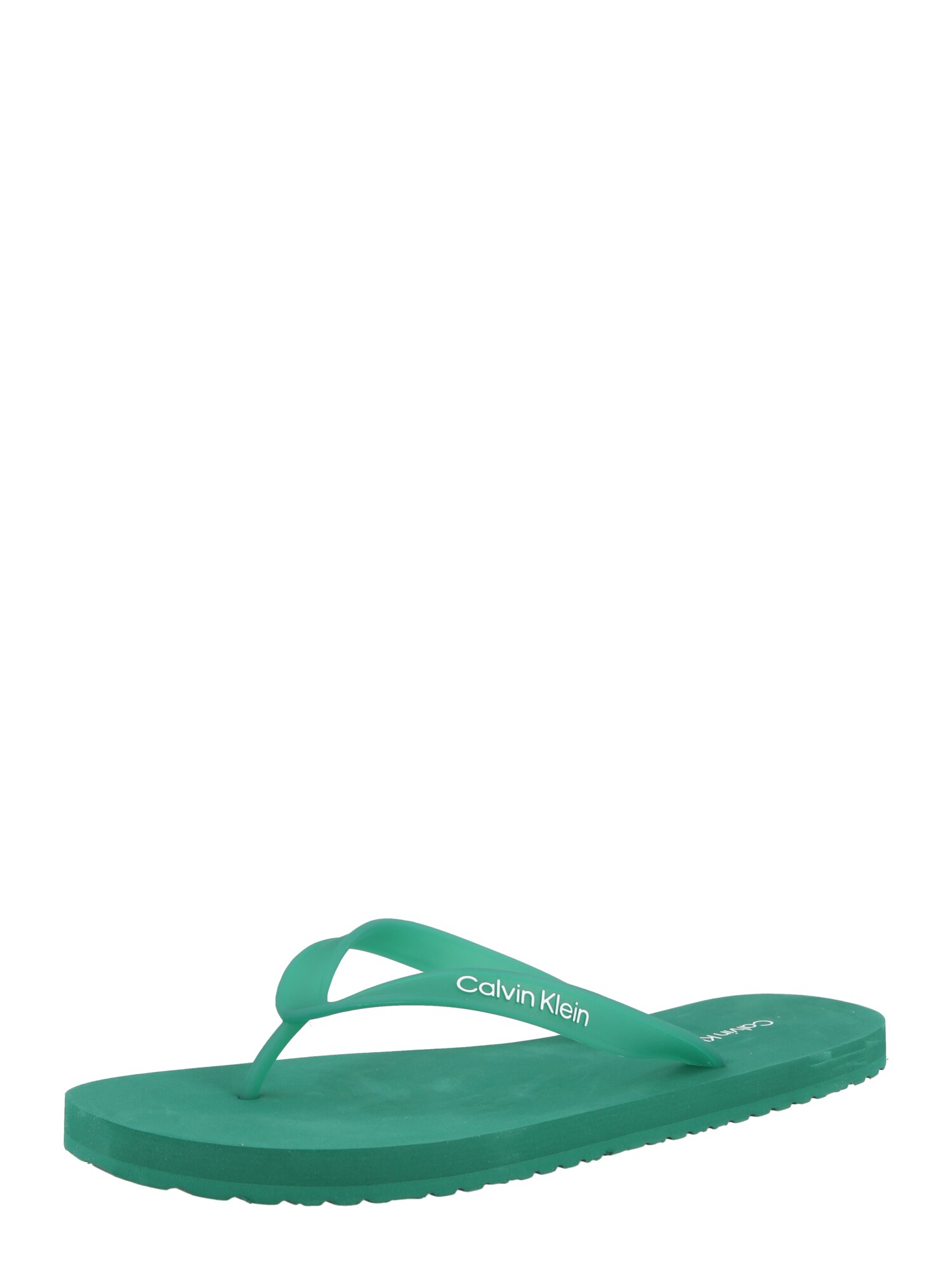 Calvin Klein Flip-flops  verde smarald / alb