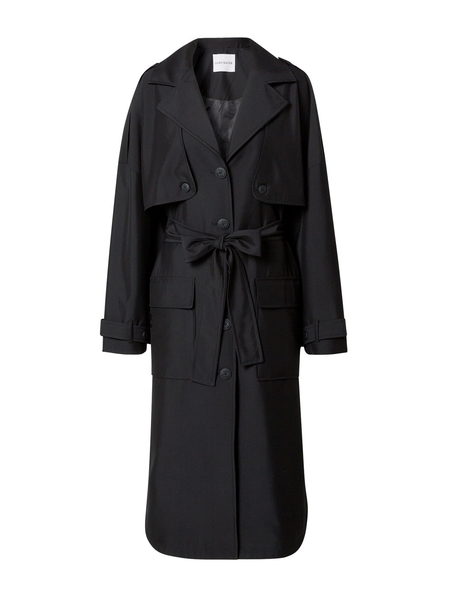 Karo Kauer Demisezoninis paltas juoda | MyStore.lt