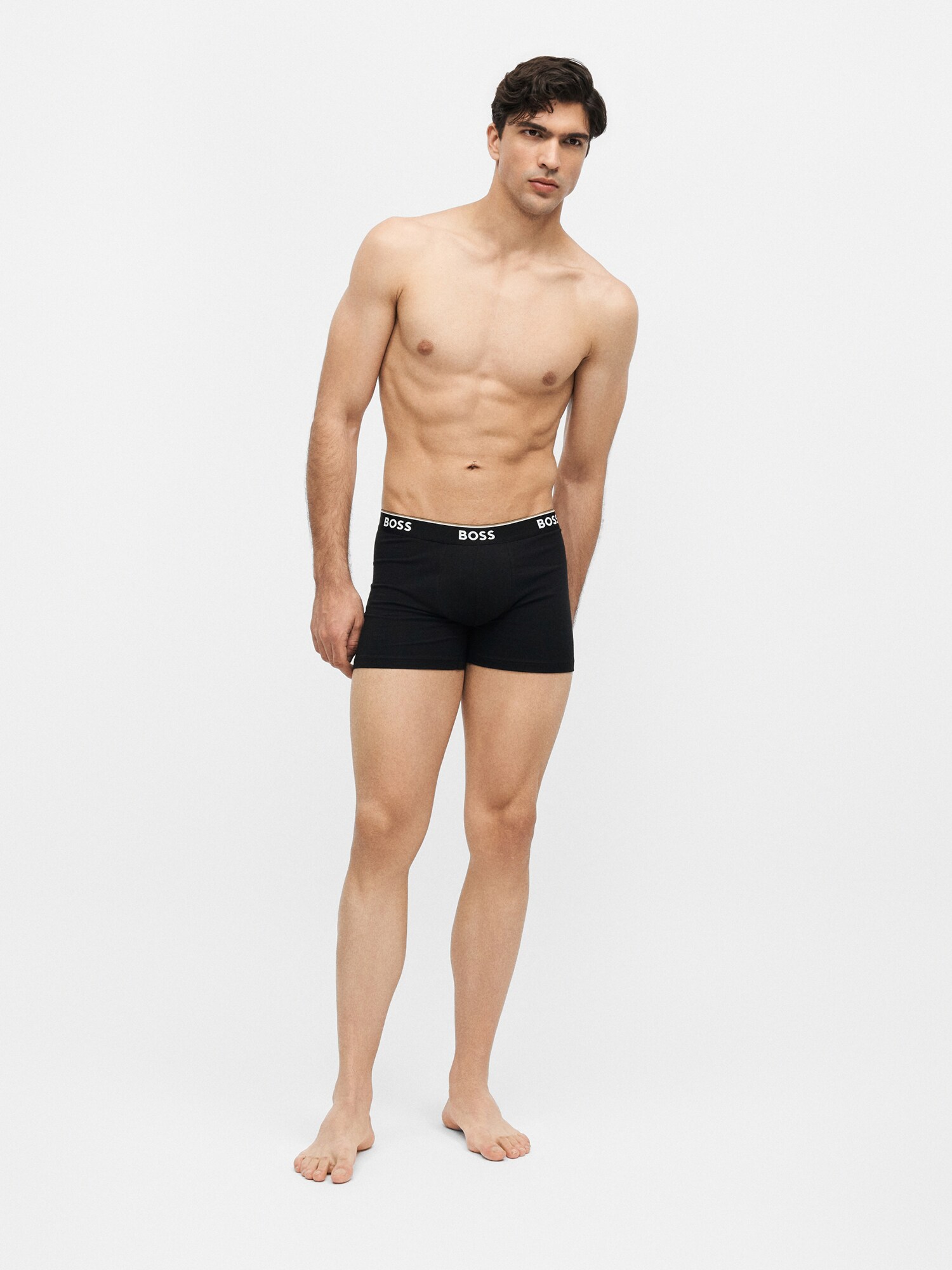 BOSS Calzoncillo boxer 'Power'  azul pastel / curry / negro / blanco – imagen 3