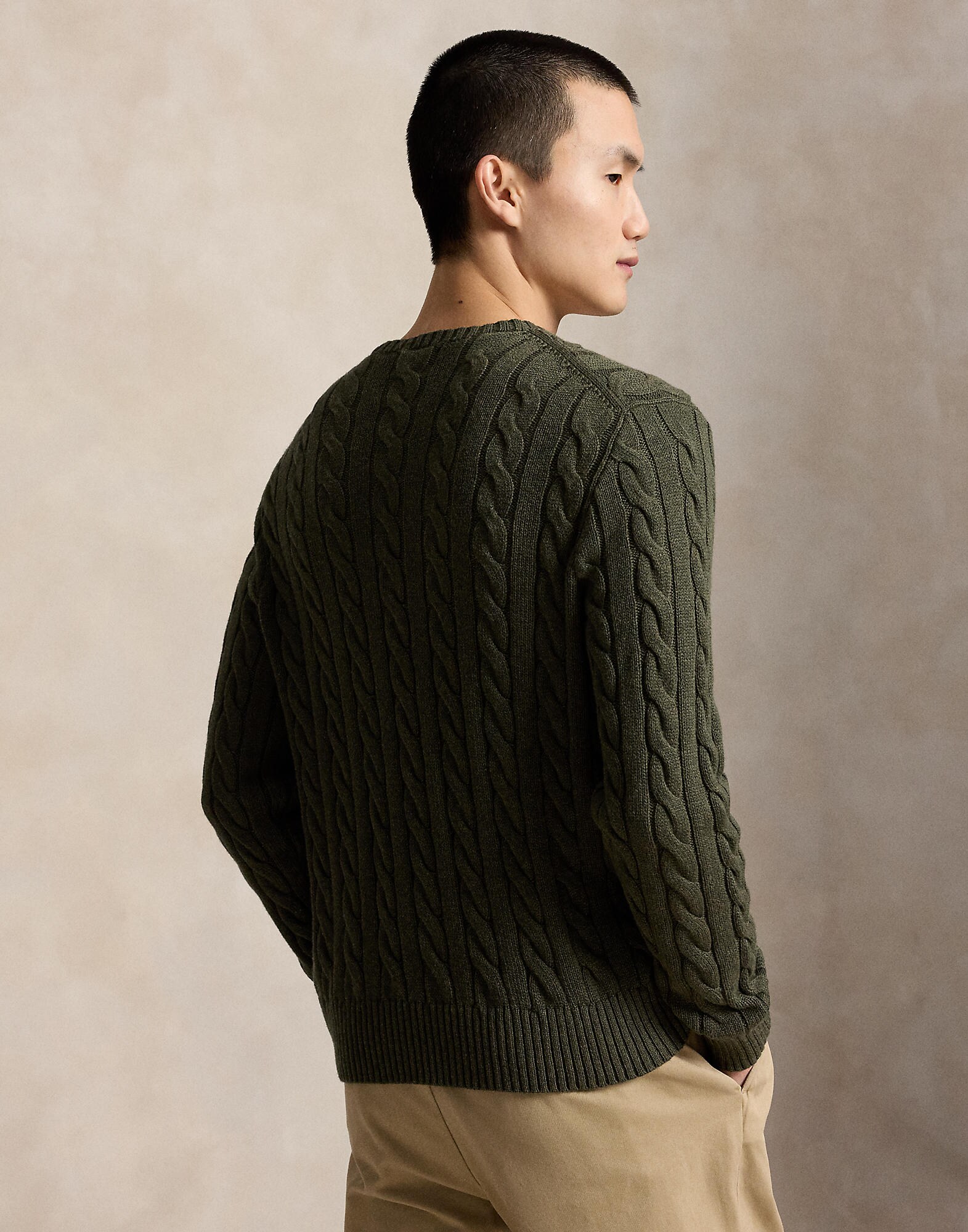 Polo Ralph Lauren Jersey 'DRIVER'  oliva – imagen 3