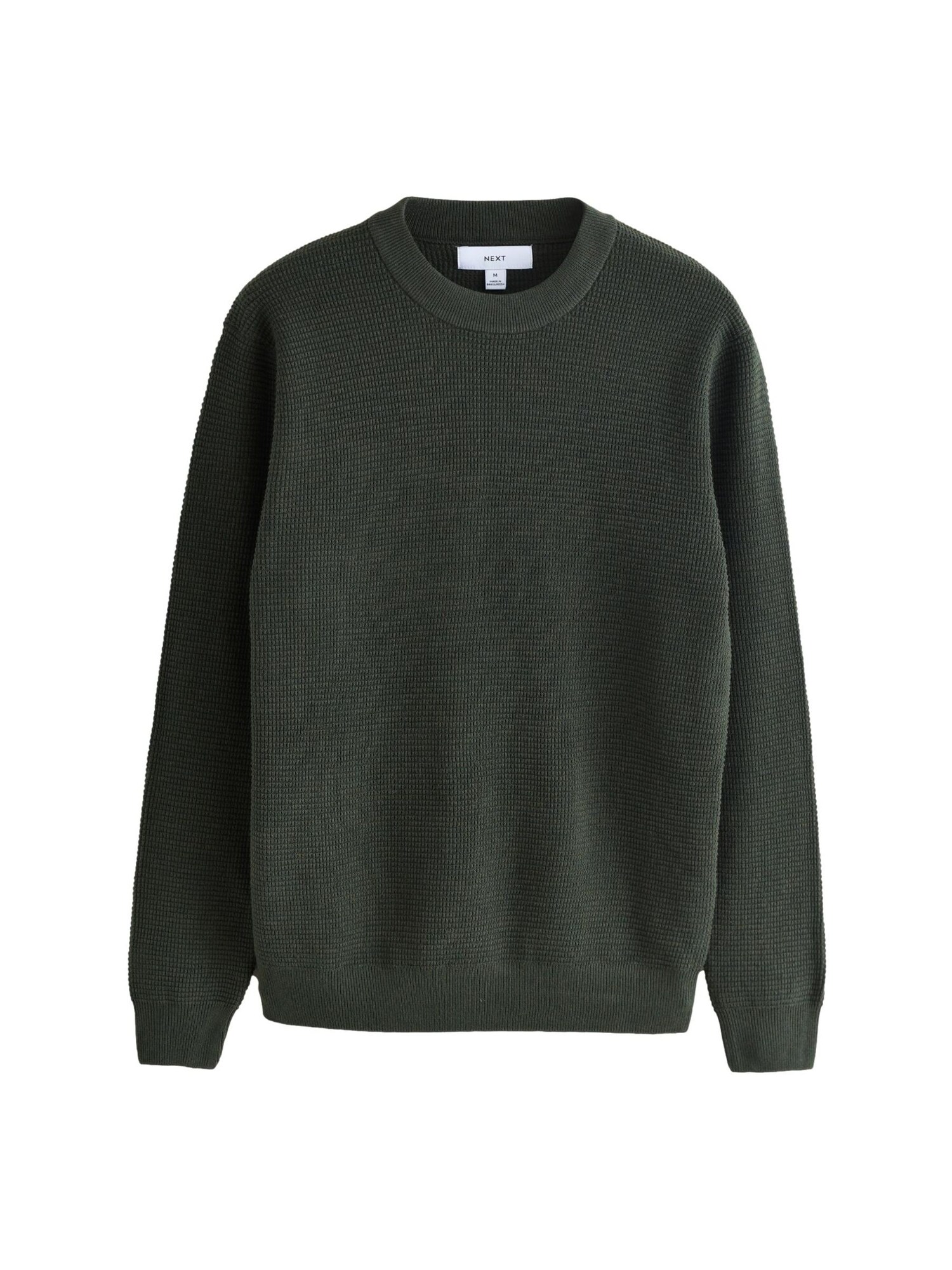 Next Pulover Essential  verde închis