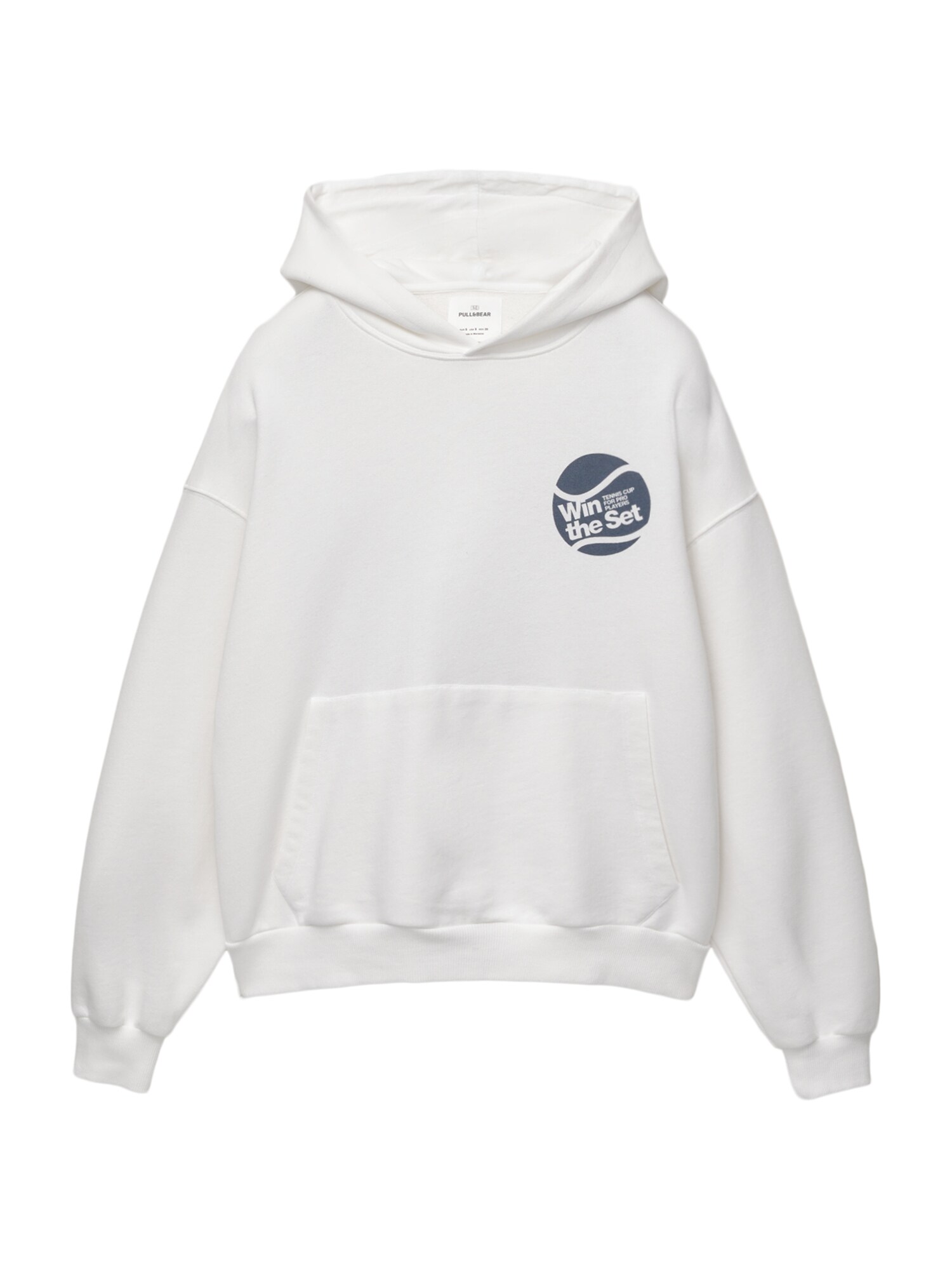 Pull&Bear Bluză de molton  bleumarin / gri deschis