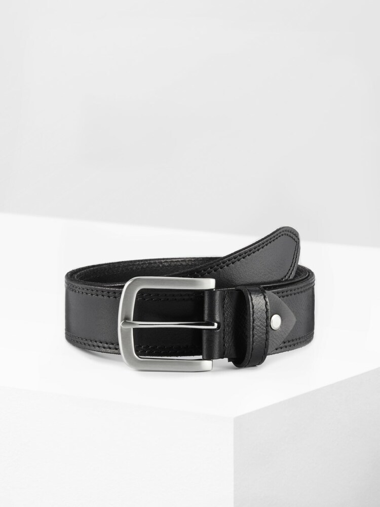 PADDOCKS Ledergürtel Herren Größe 115 schwarz