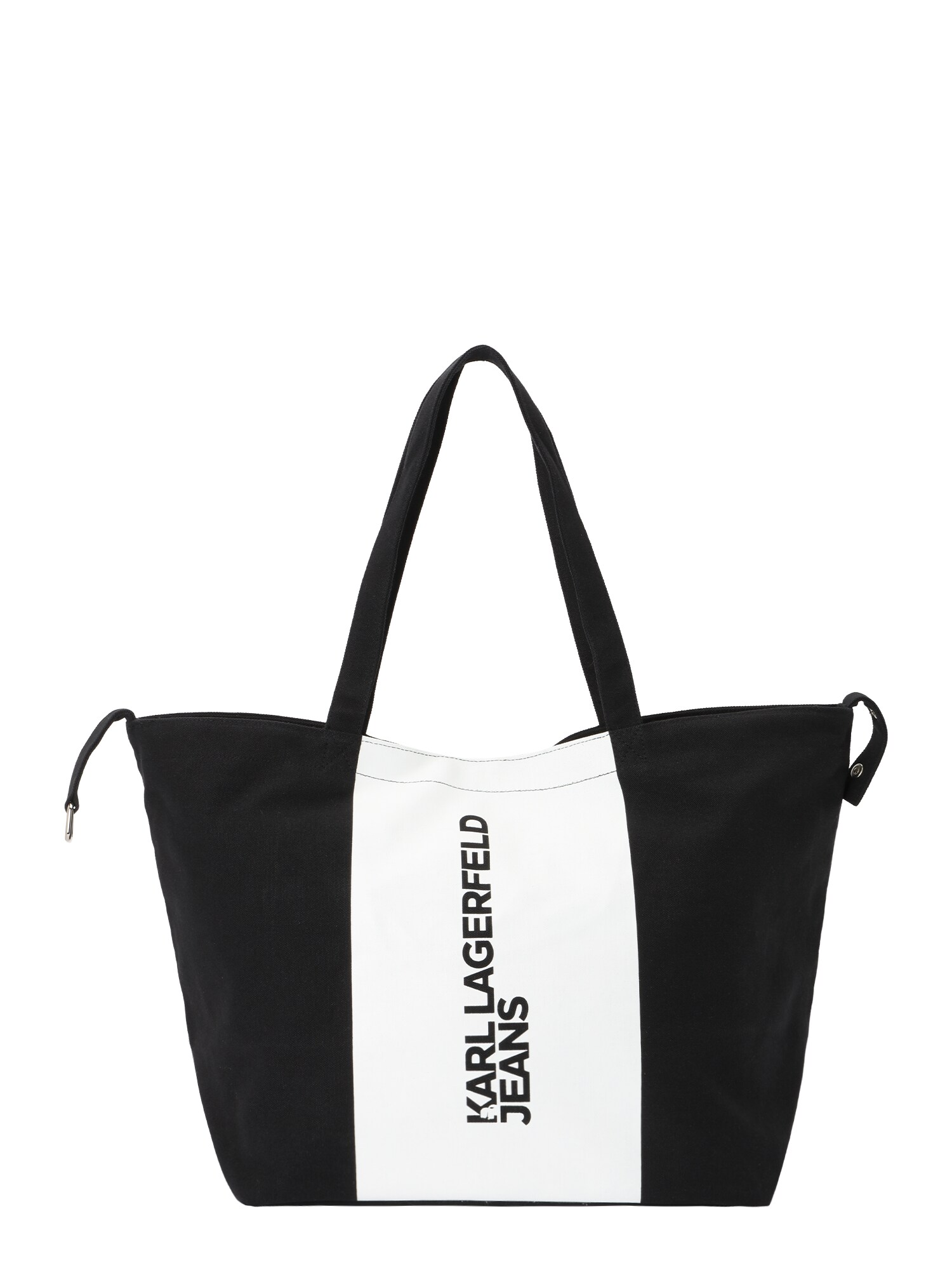 KARL LAGERFELD JEANS Shopper  čierna / biela