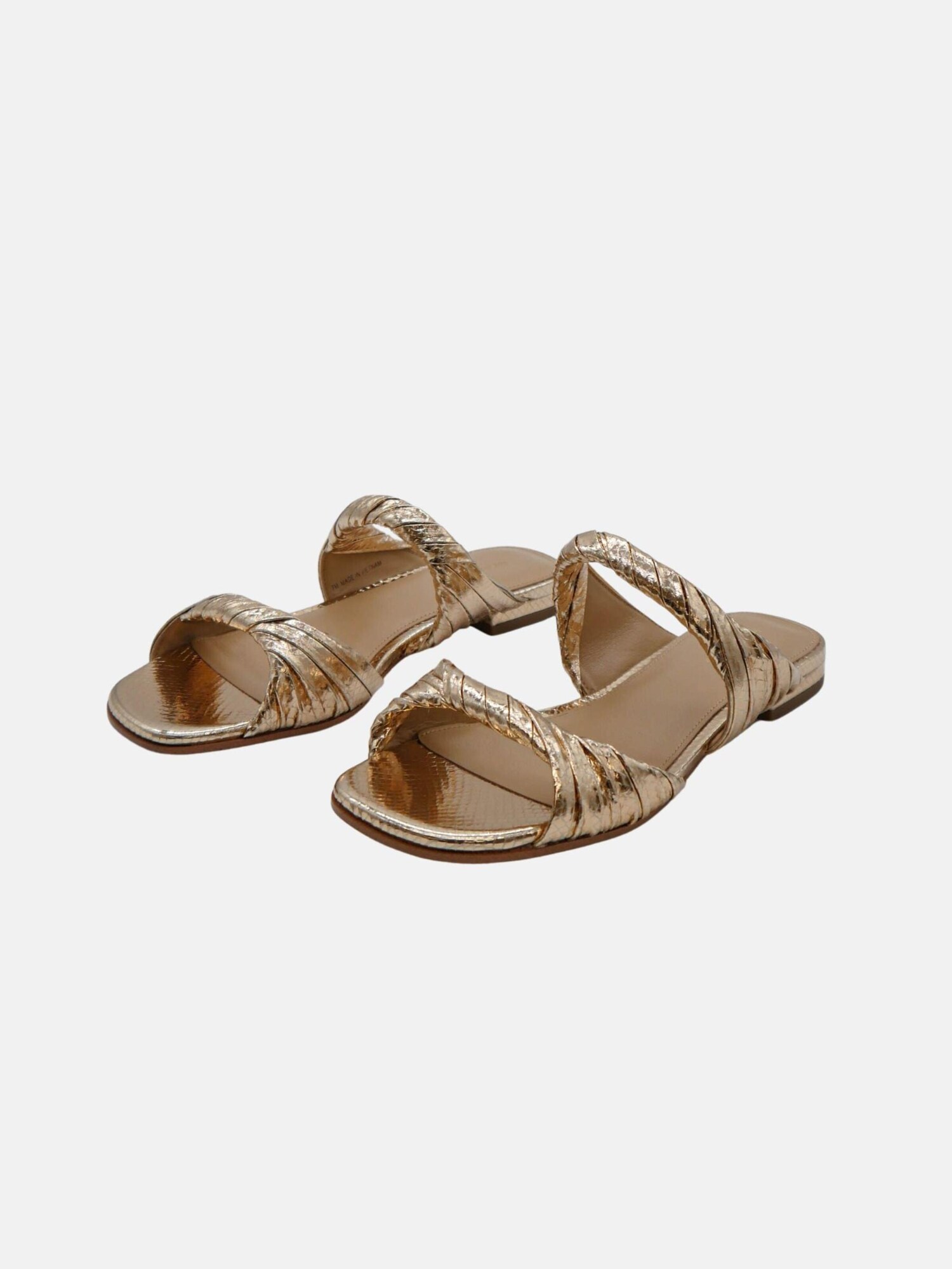 Michael Kors Sandalias 'MICHAEL KORS KIANA FLAT SANDAL Scarpe'  oro – imagen 3
