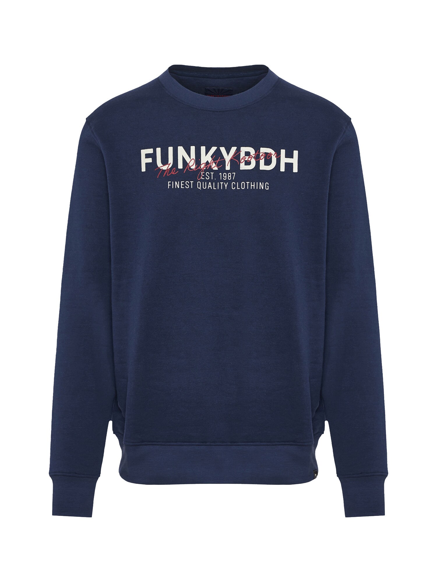 Funky Buddha Bluză de molton  albastru închis