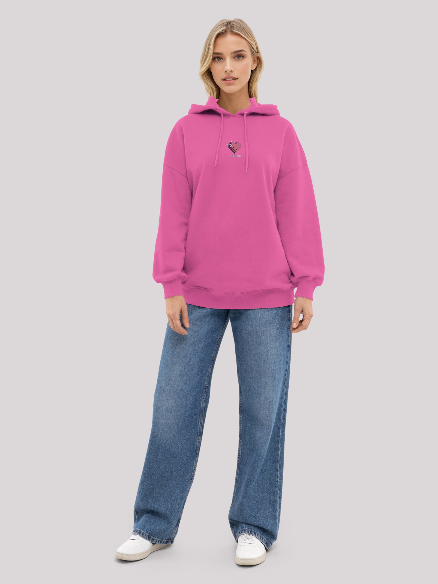 Thumbnail - F4NT4STIC Sweatshirt Pixel Herz