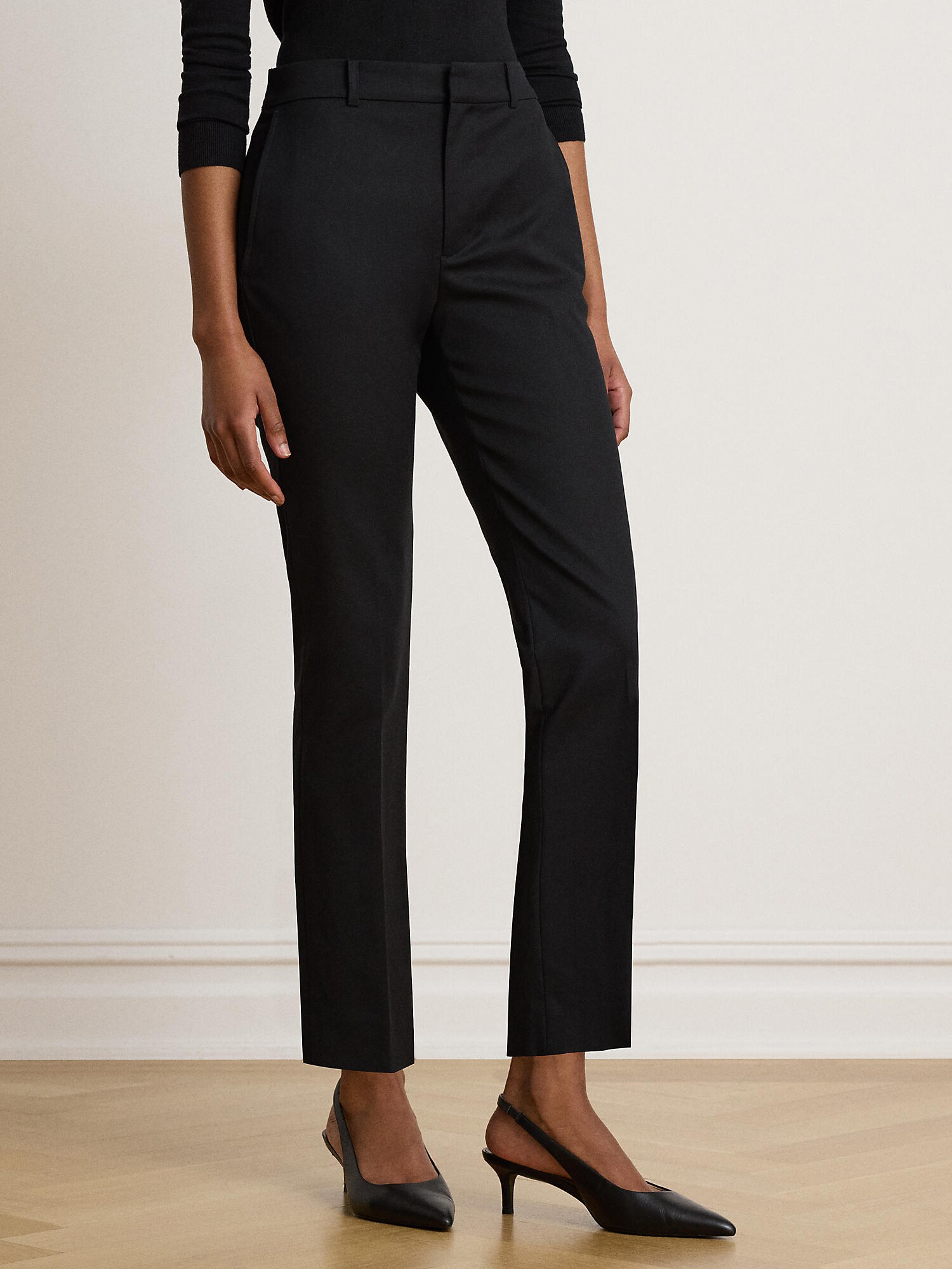 Lauren Ralph Lauren Pantalón de pinzas negro – imagen 2