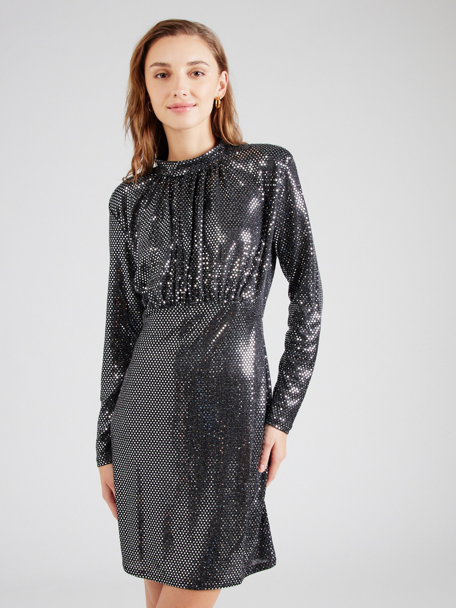 VERO MODA Ruha 'VMEvaline'  fekete / ezüst termék 2. képe