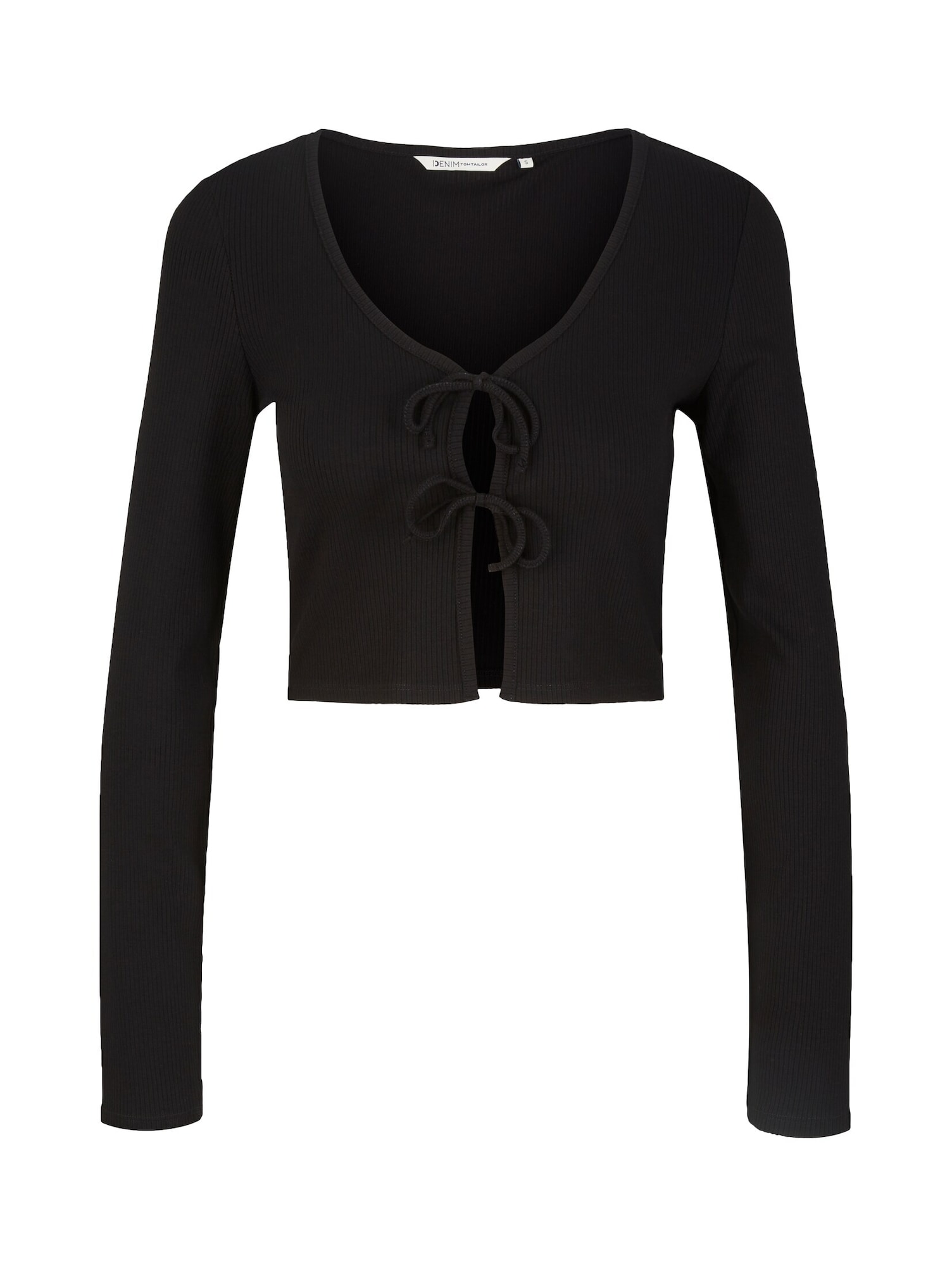 TOM TAILOR DENIM Tricou  negru