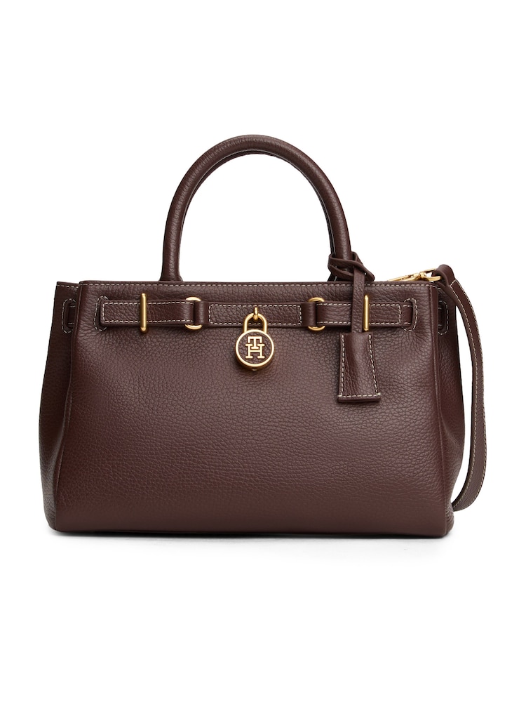 TOMMY HILFIGER Handtasche Damen Größe One Size dunkelbraun