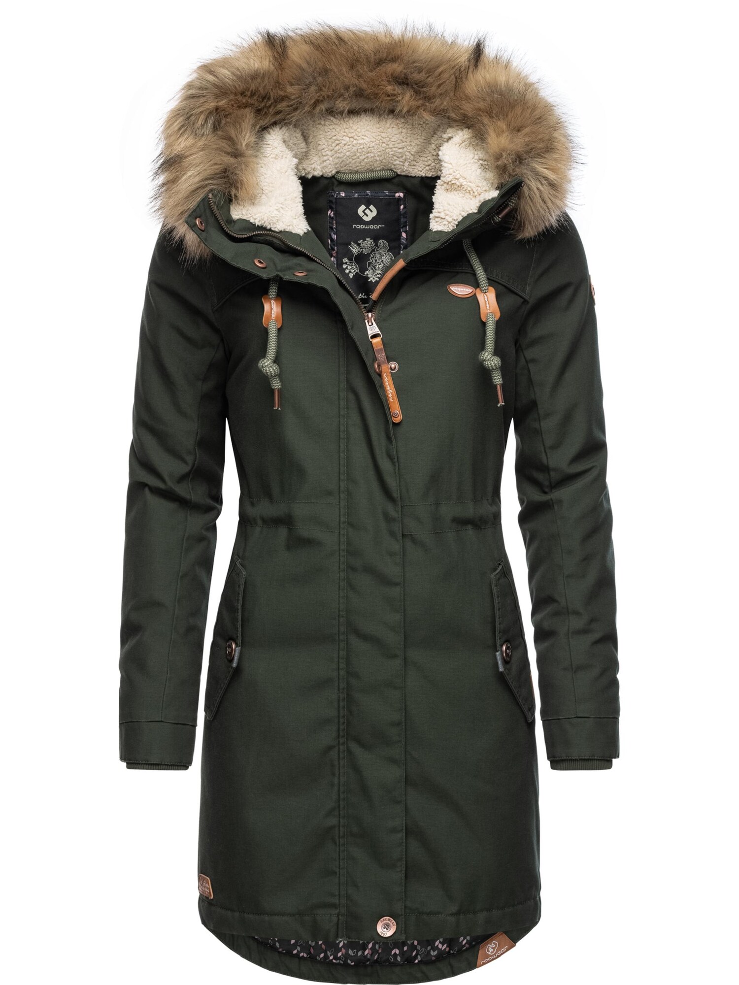 Ragwear Parka de inverno 'Tawny'  oliveira