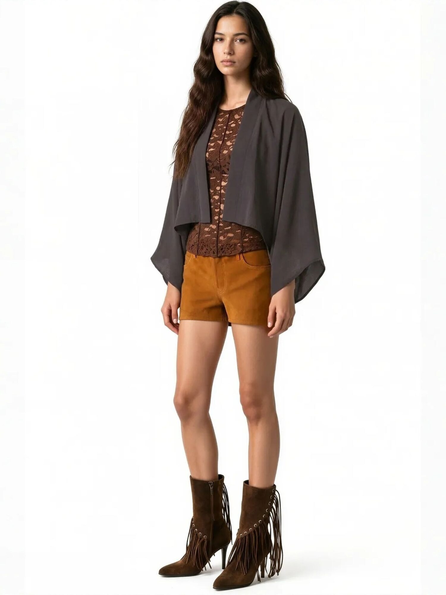 Busem Kimono 'Kimonos' crna