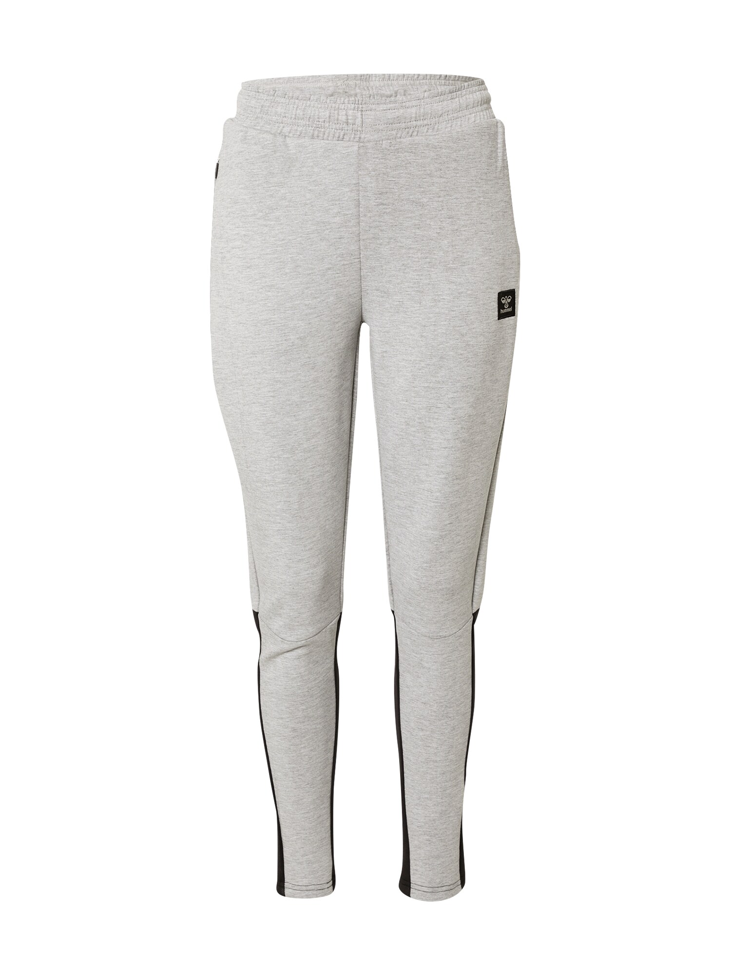 Hummel Pantaloni sport Essi  gri deschis / negru