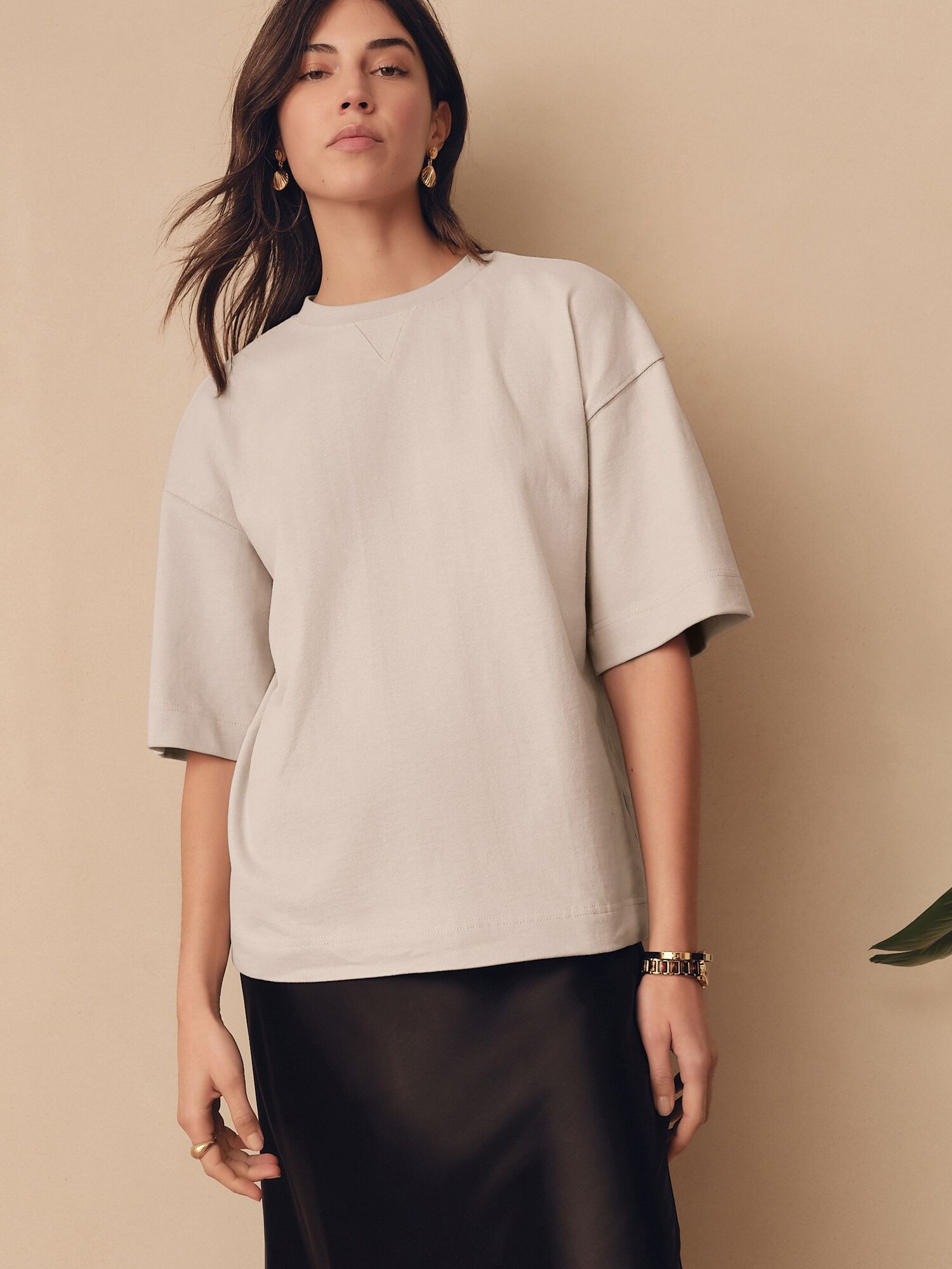 Next Tričko sivobéžová (obrázok 6)