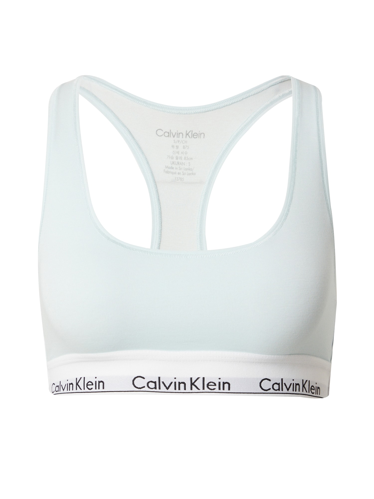 Calvin Klein Underwear Liemenėlė pastelinė mėlyna / pilka / balta