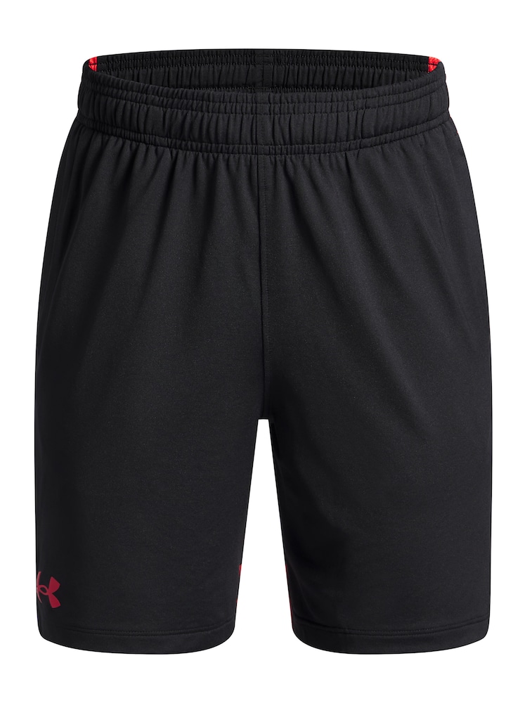 Under Armour Sportshorts Jungen Größe 128/134 rot / schwarz