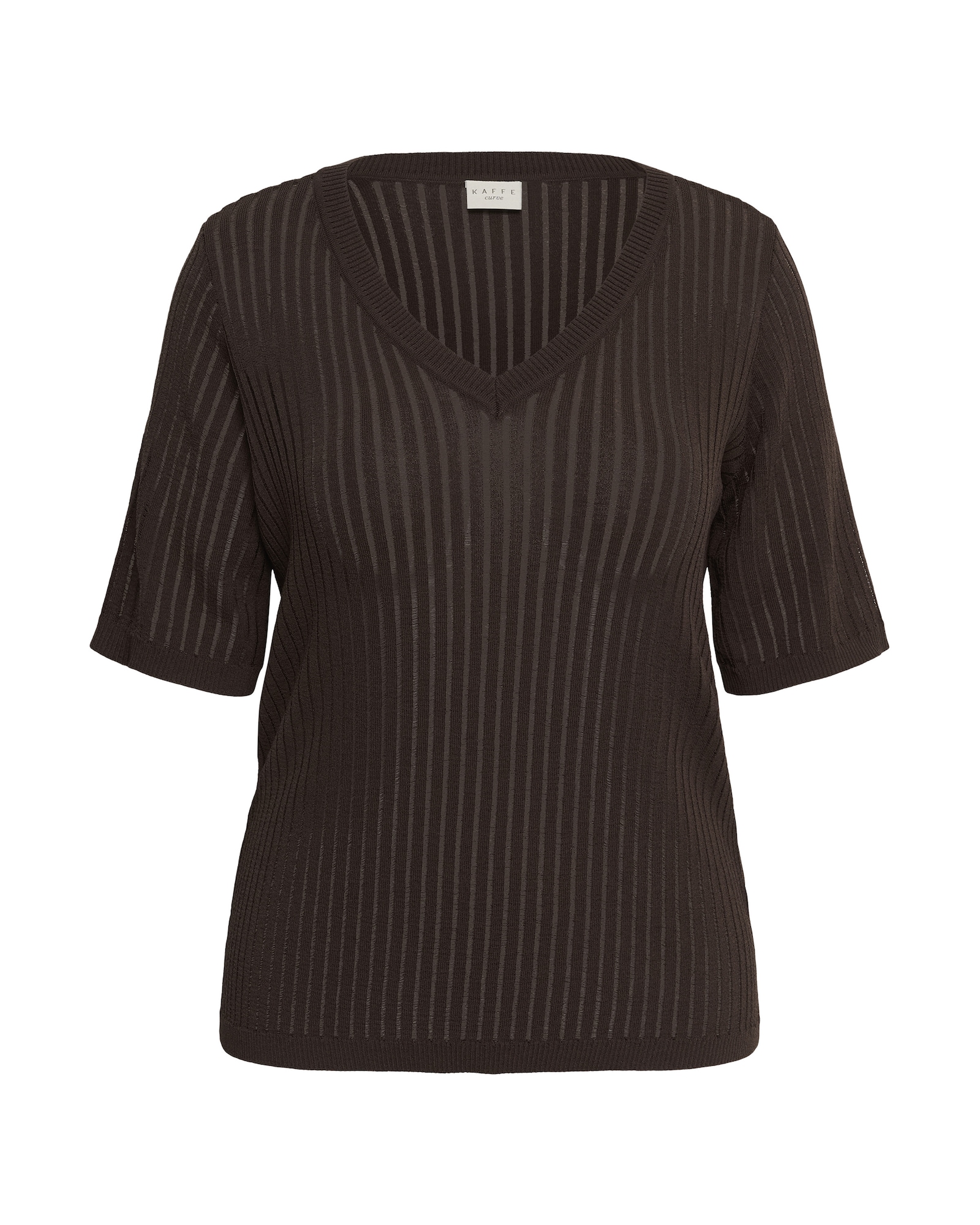 Kaffe Curve Trui 'KCabeline' Mokka