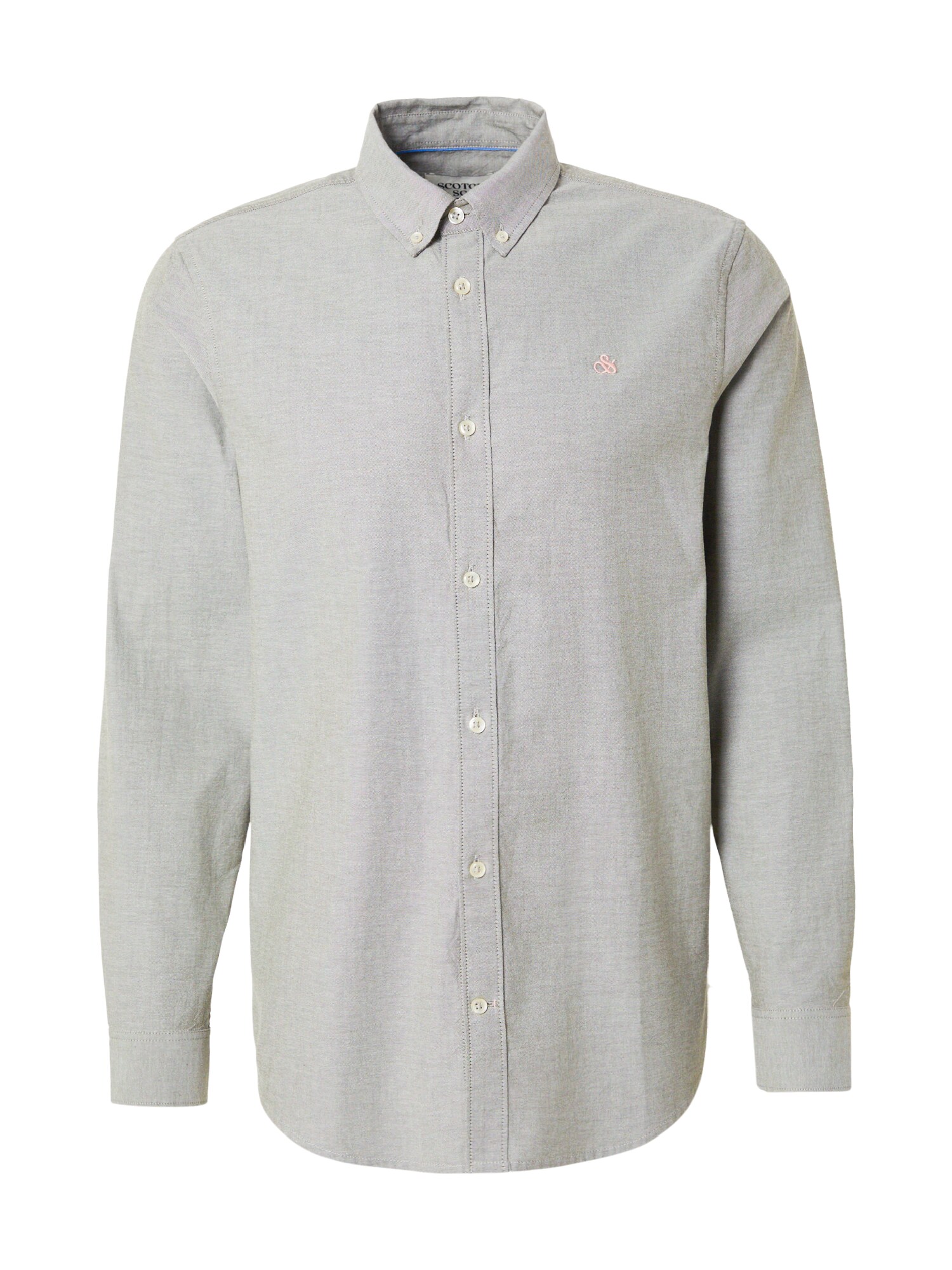 SCOTCH & SODA Cămașă Seasonal Core gri deschis