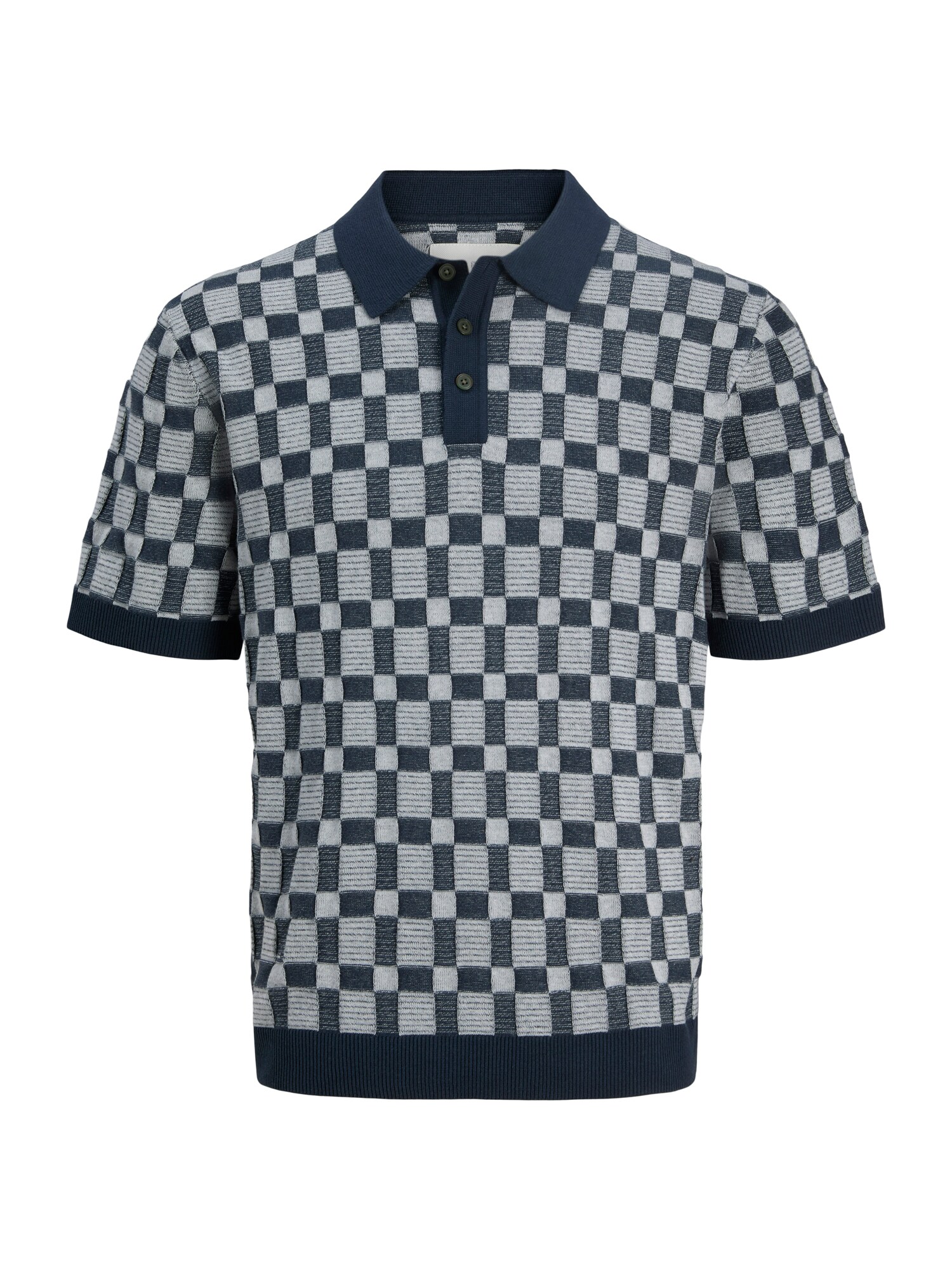 Jack & Jones Plus Sveter 'JPRKALVIN'  dymovo modrá / tmavomodrá