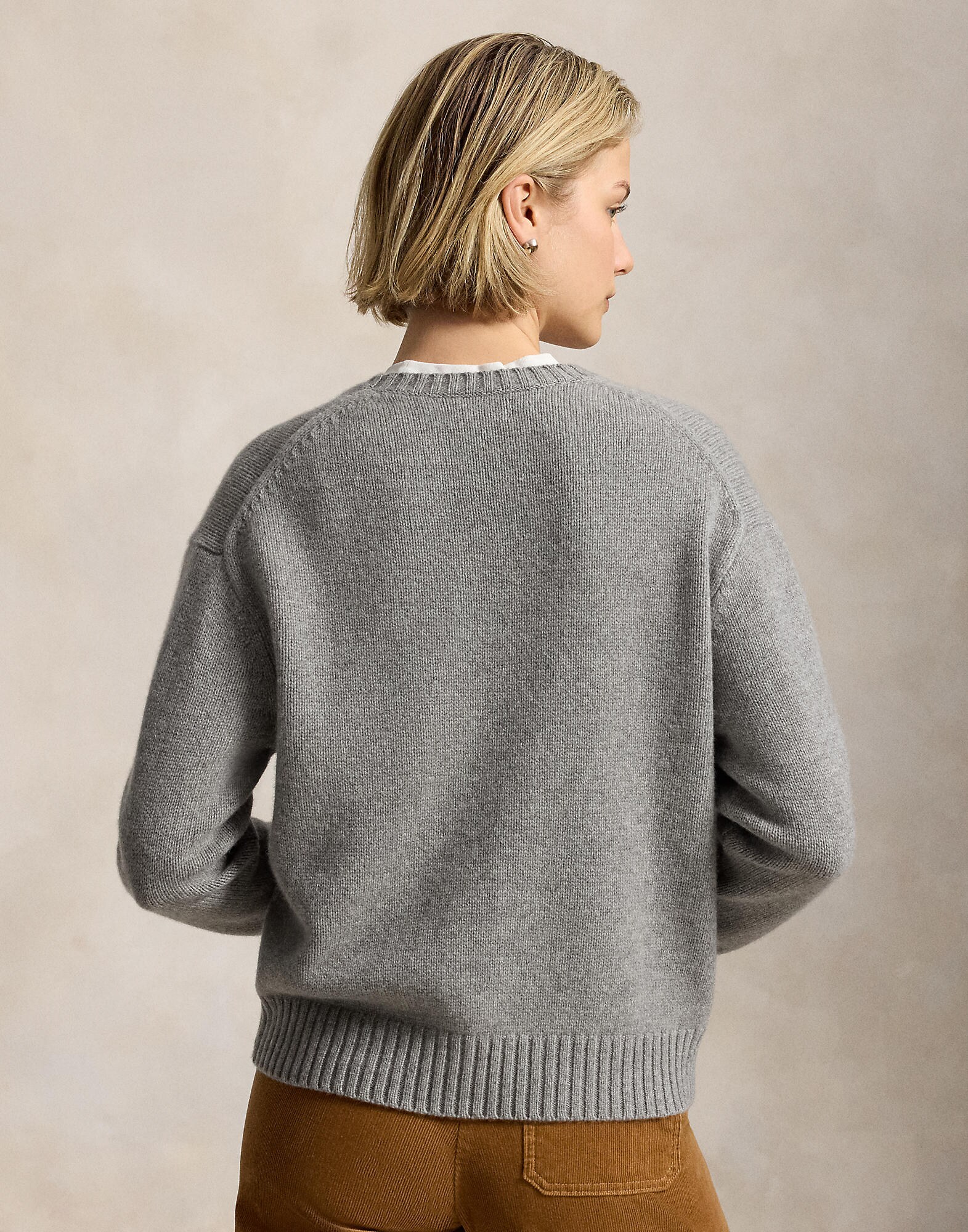 Polo Ralph Lauren Jersey  umbra / capuchino / marrón oscuro / gris moteado – imagen 3