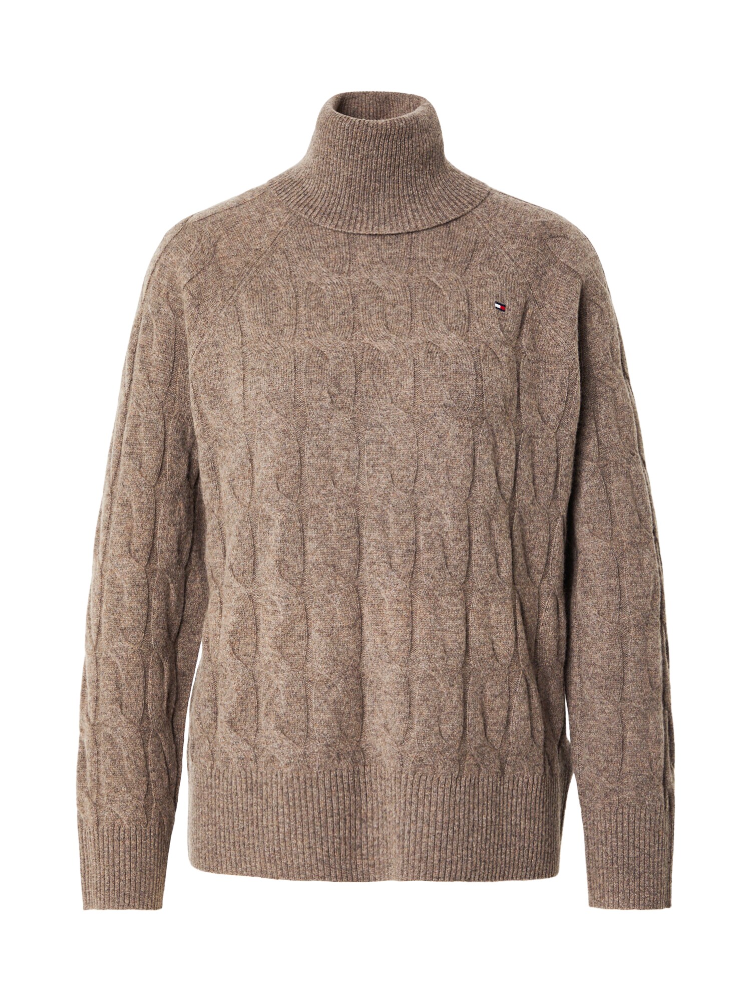 TOMMY HILFIGER Pulover maro deschis