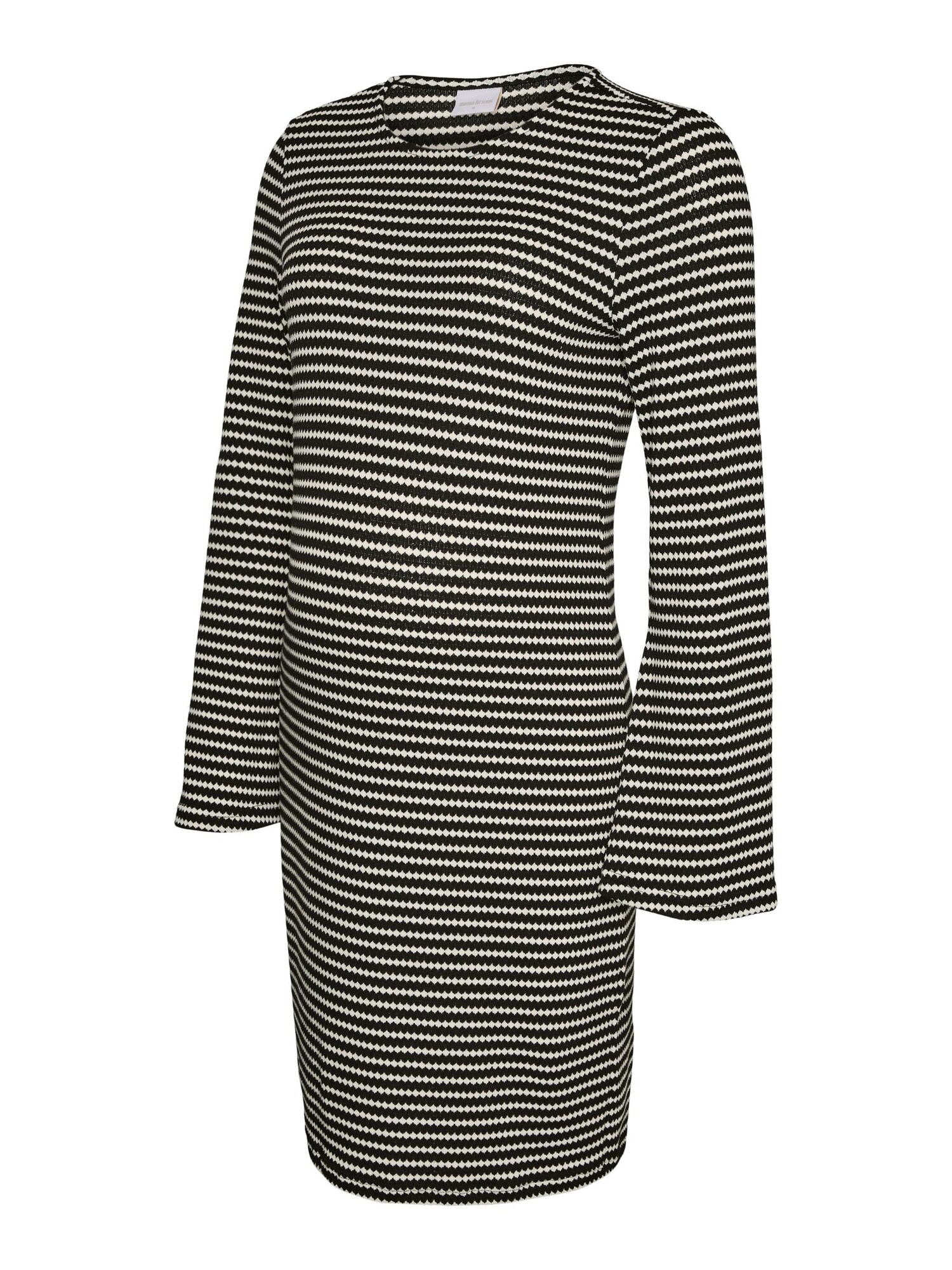Mamalicious Jurk 'Mlgabby' Zwart / Wit