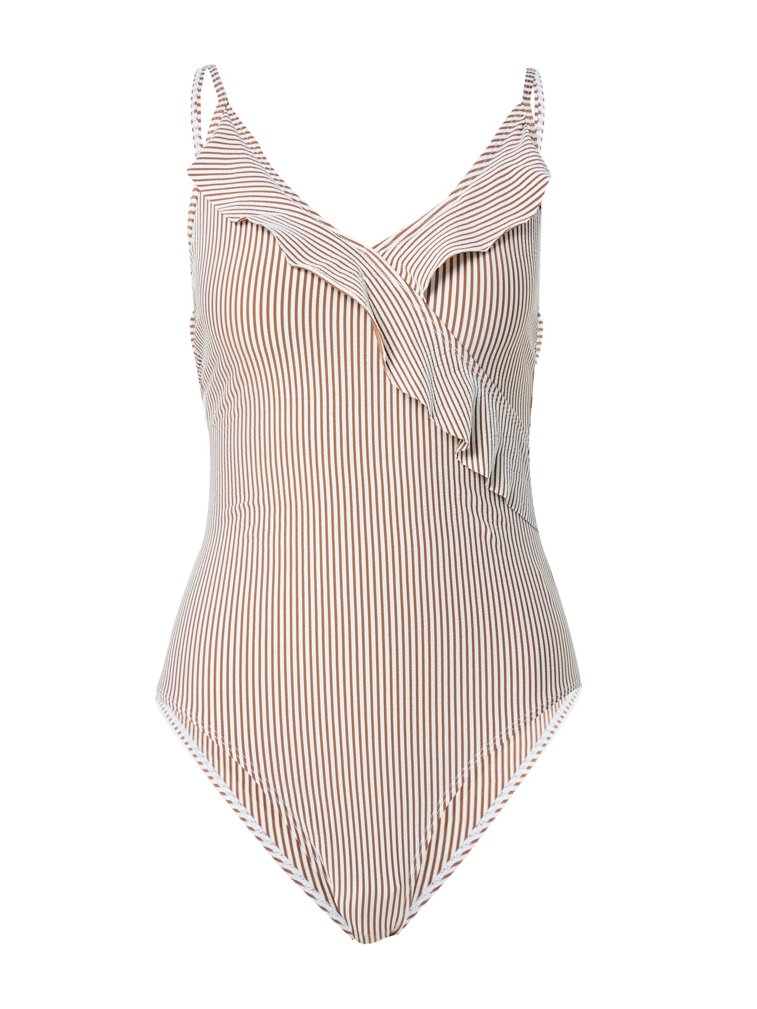 BeckSöndergaard Fato de banho  castanho / branco