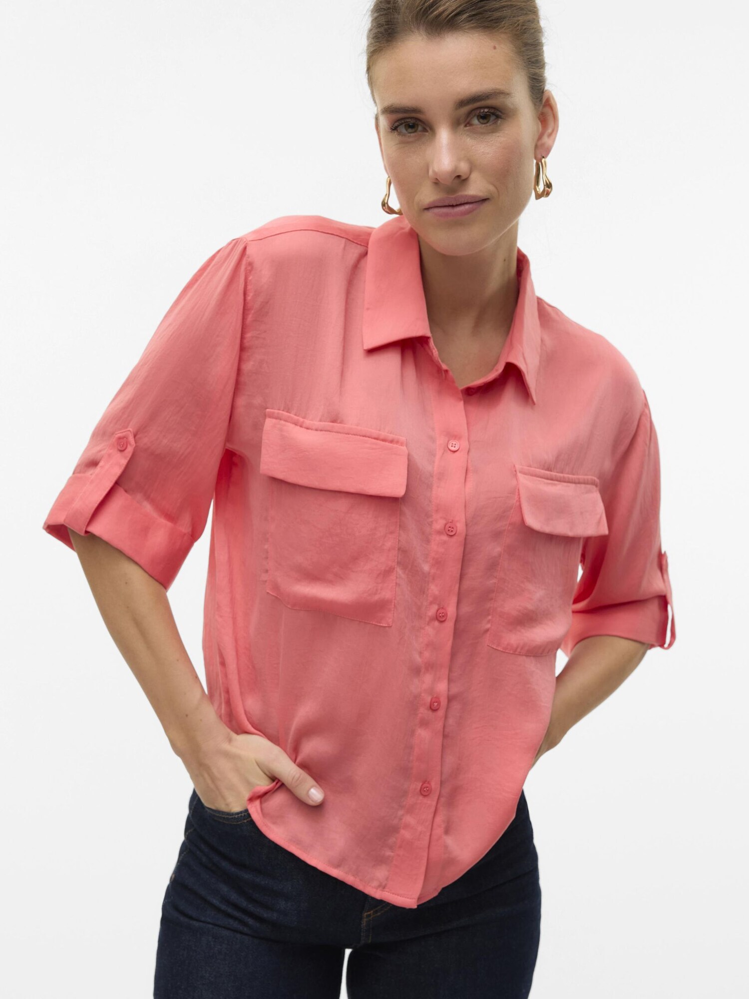 VERO MODA Blúz 'VMFabiana'  világos-rózsaszín termék 2. képe