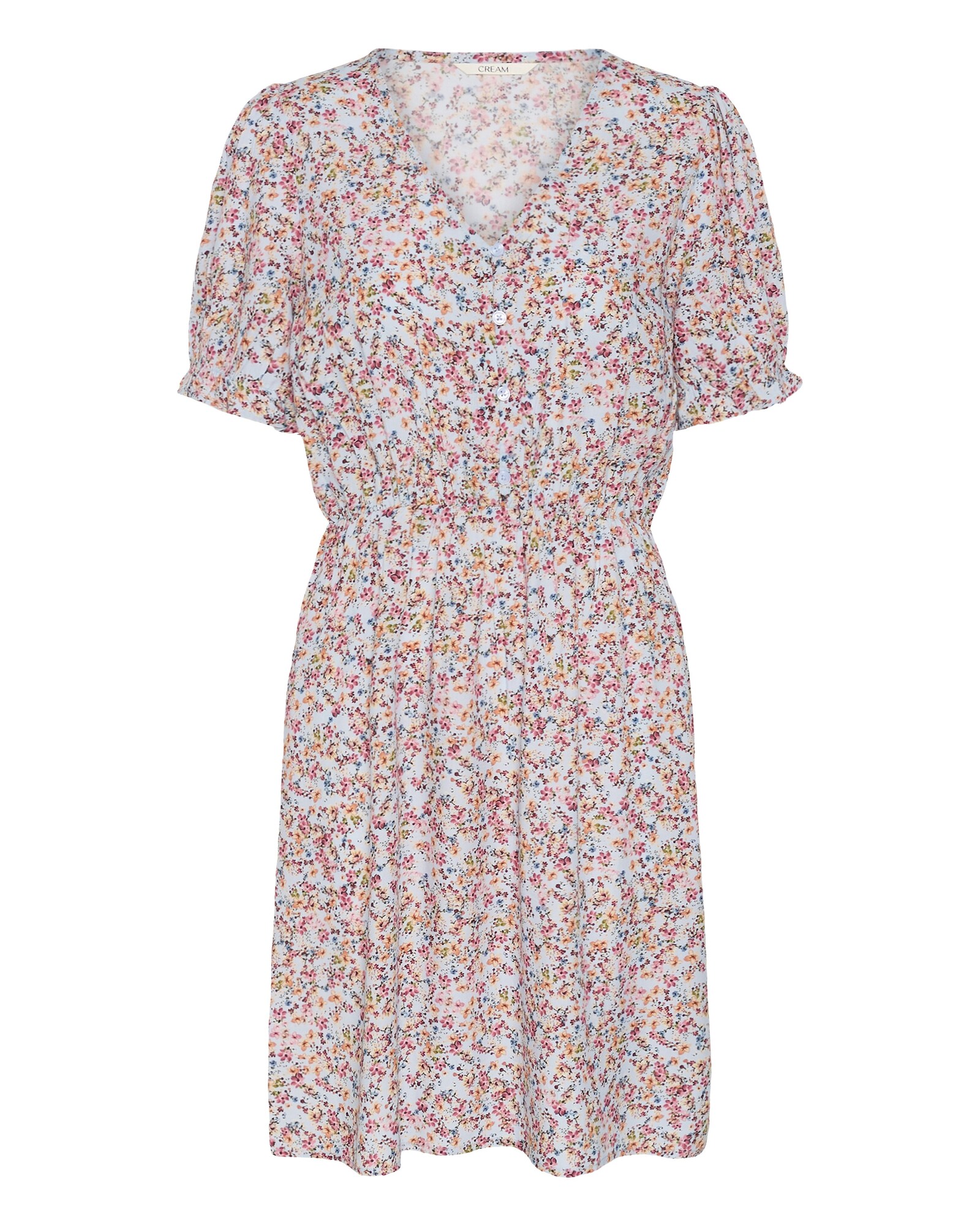 Cream Vestido camisero 'CRTiah' azul cielo / azul claro / naranja / rosa
