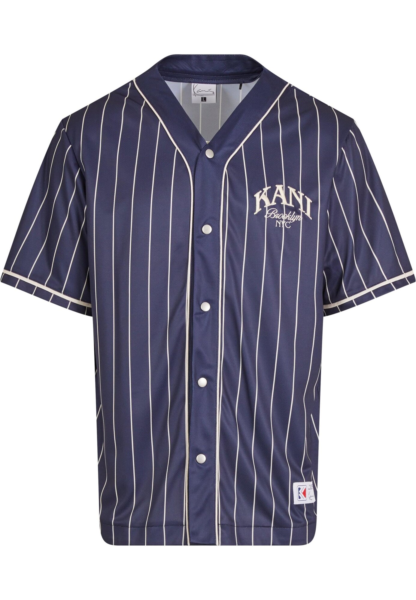 Karl Kani Tricou  albastru marin / alb