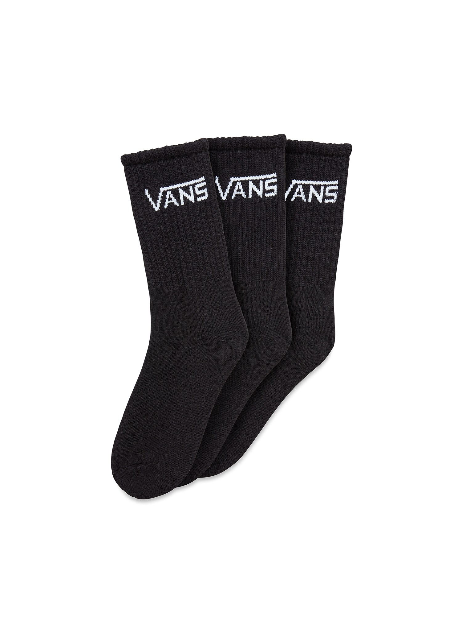 VANS Къси чорапи  черно / бяло