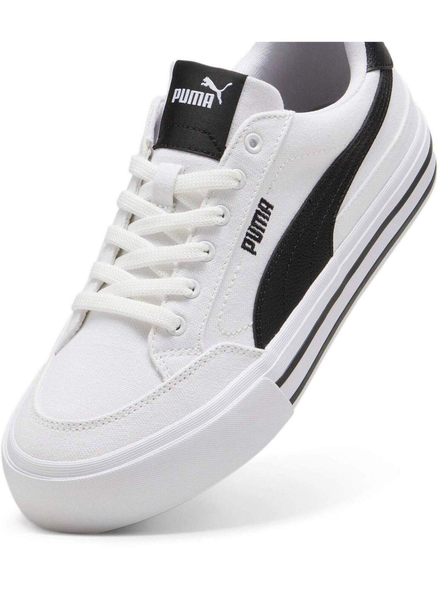 PUMA Calzado deportivo 'Puma Court Classic Vulc Fs' negro / blanco