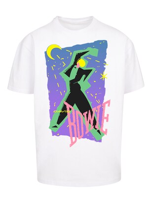 F4NT4STIC Shirt ‘David Bowie  ‘ Gemengde kleuren / Wit