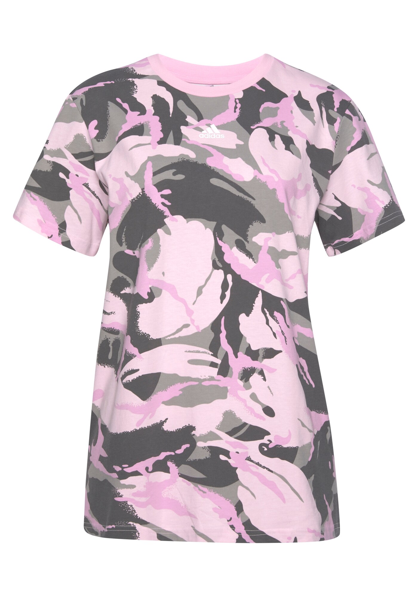 ADIDAS ORIGINALS Marškinėliai  šviesiai rožinė / šviesiai pilka