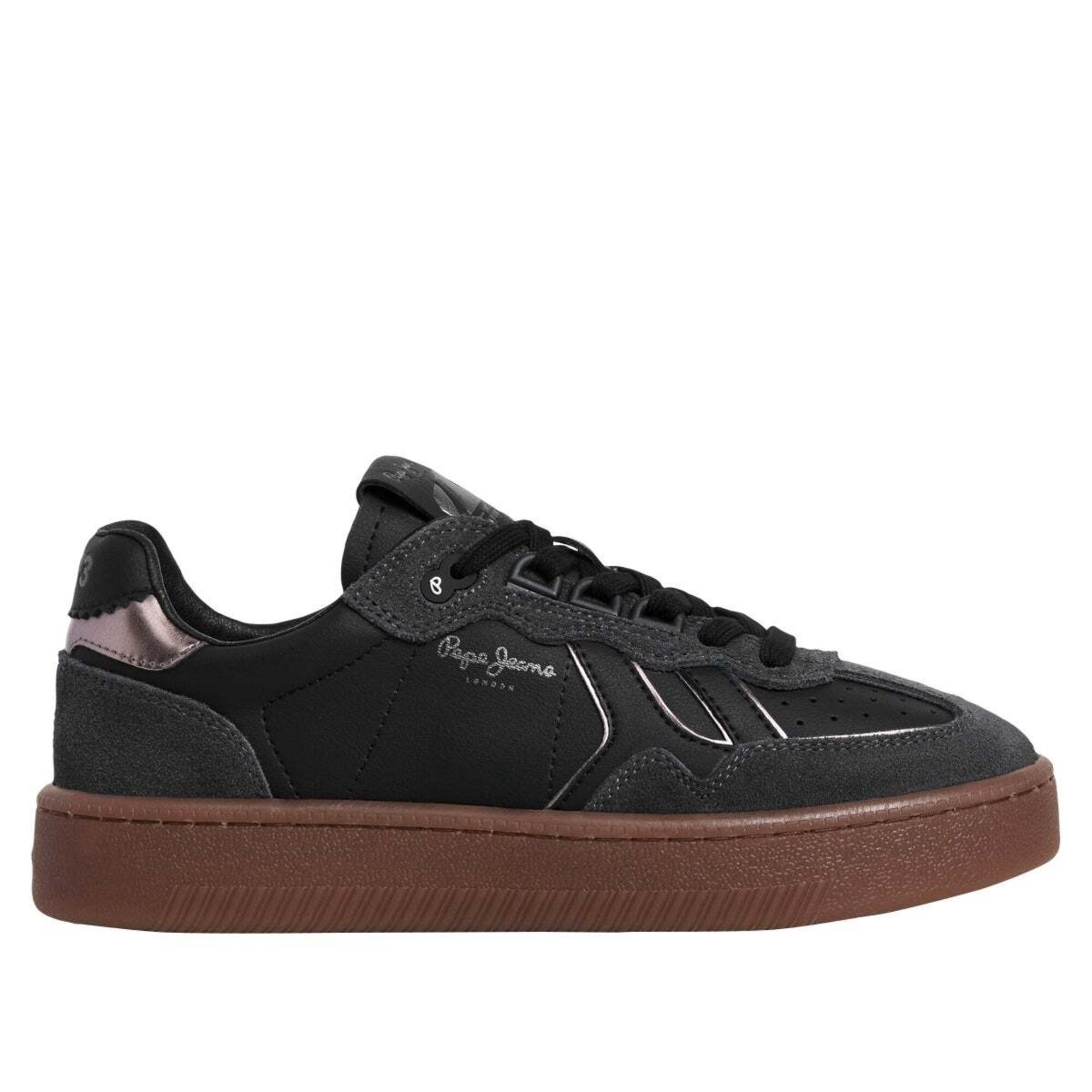 Pepe Jeans Zapatillas deportivas bajas 'Maya' gris plateado / negro – imagen 3