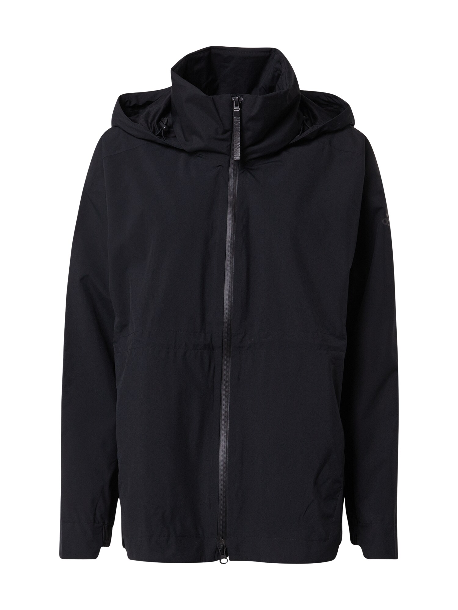 ADIDAS PERFORMANCE Sportinė striukė  juoda / pilka
