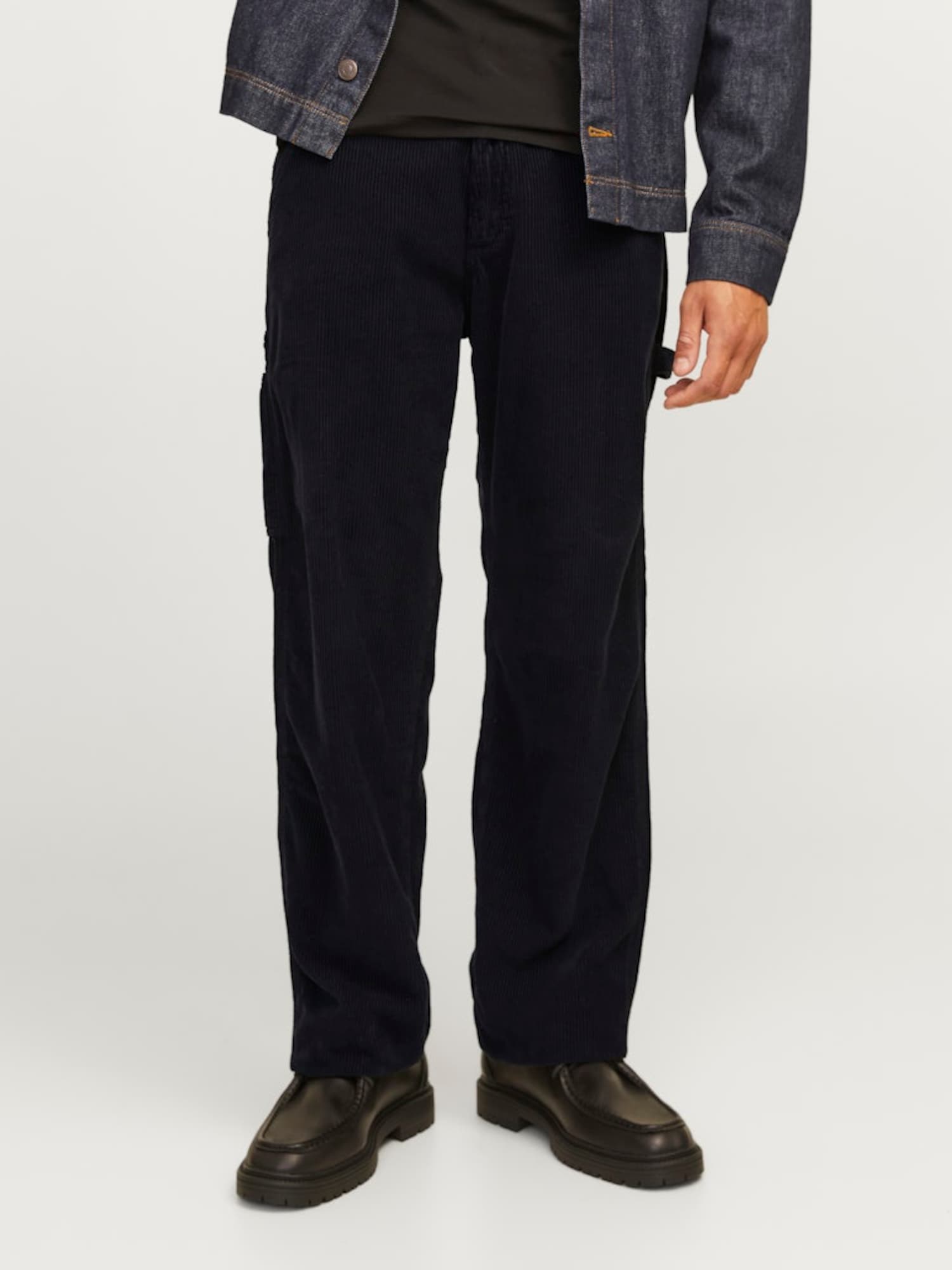 JACK & JONES Nadrág 'JPSTEDDIE JJCARPENTER'  fekete termék 2. képe