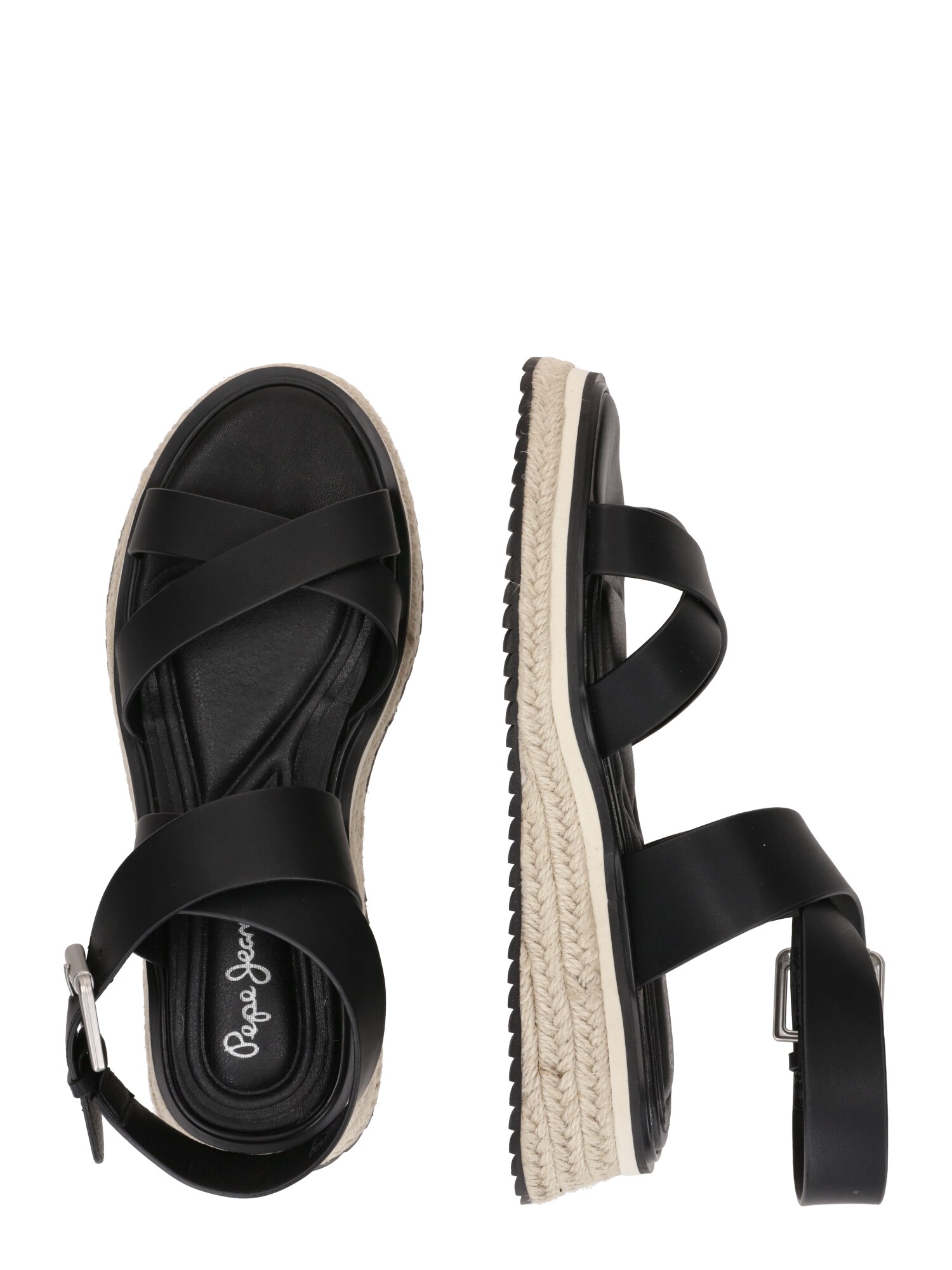 Pepe Jeans Pántos szandál 'Kate Nature'  fekete termék 2. képe