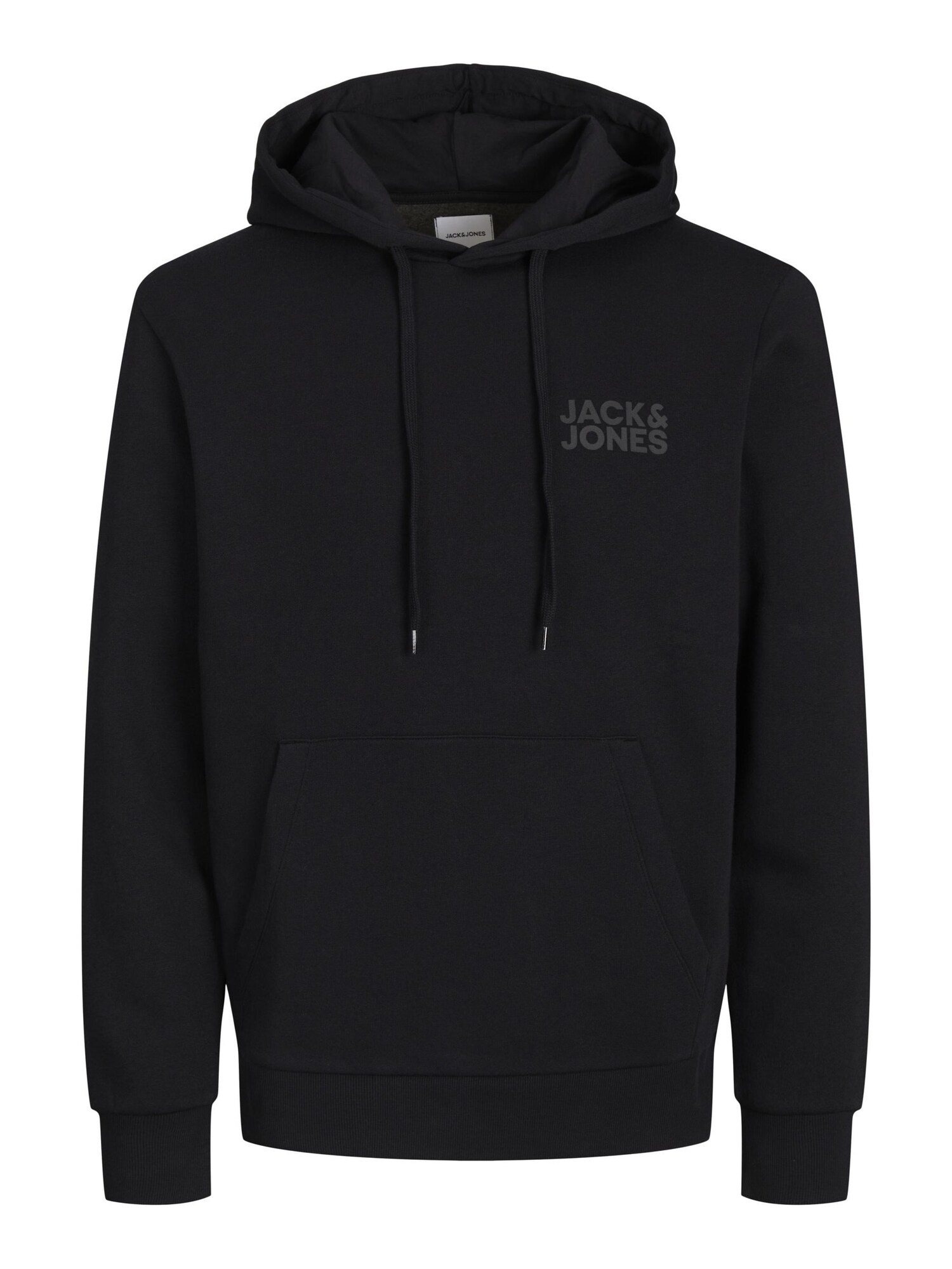 JACK & JONES Bluză de molton Corp negru amestecat