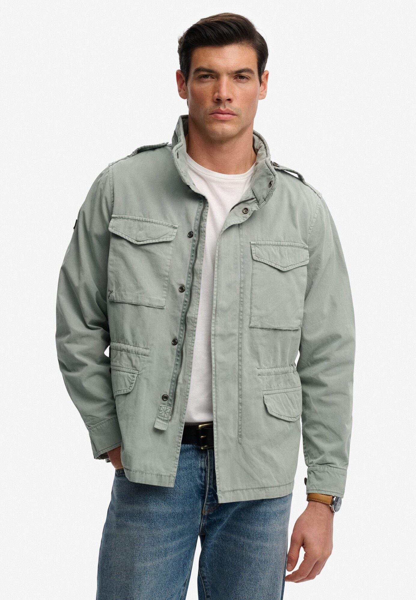 Superdry &amp; Co Chaqueta de entretiempo 'M65'  verde pastel