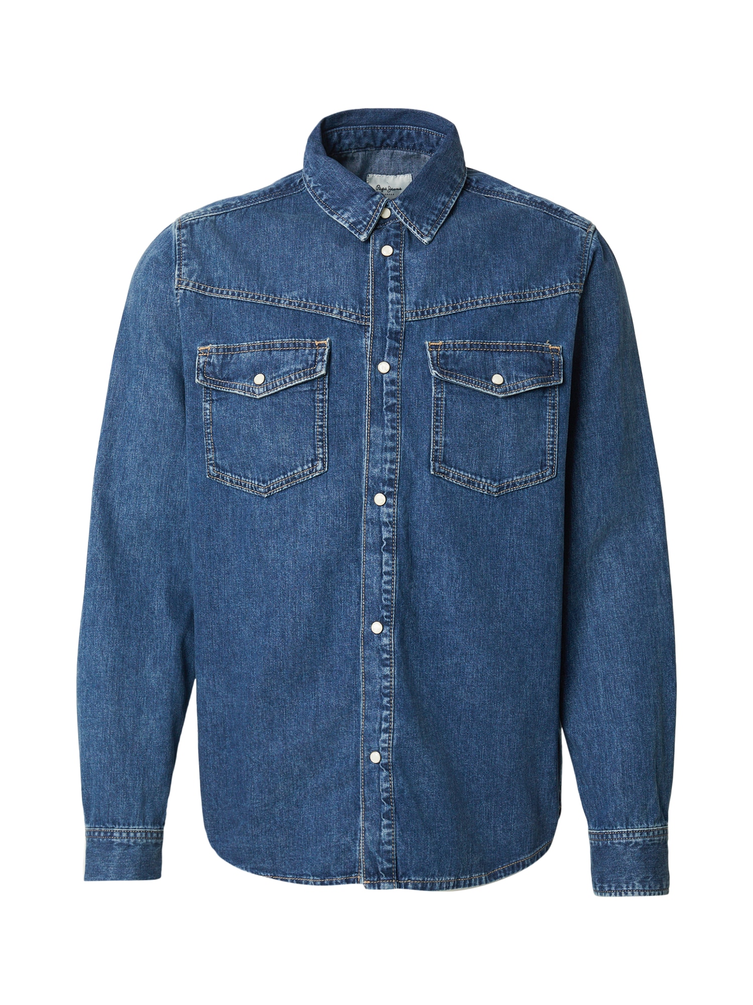 Pepe Jeans Cămașă AUTHENTIC  albastru denim