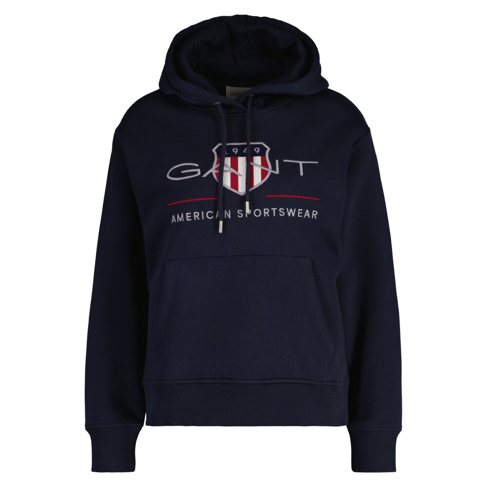 GANT Sweatshirt Damen Größe M marine / grau / rot / weiß