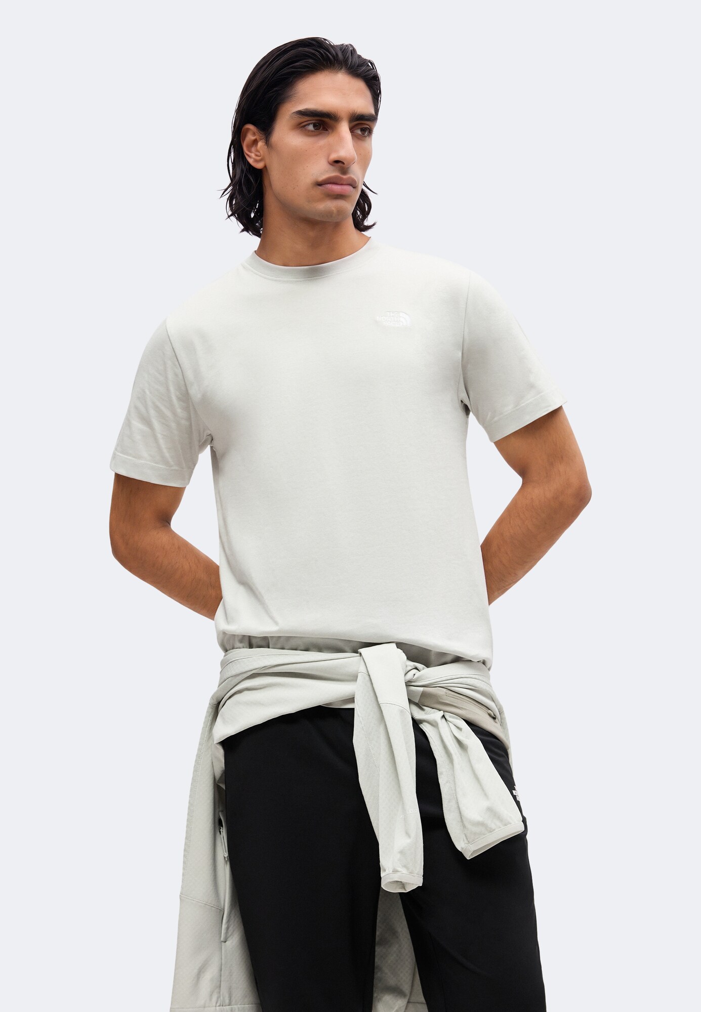 THE NORTH FACE Camiseta 'EVOLUTION SIMPLE DOME'  gris claro – imagen 3