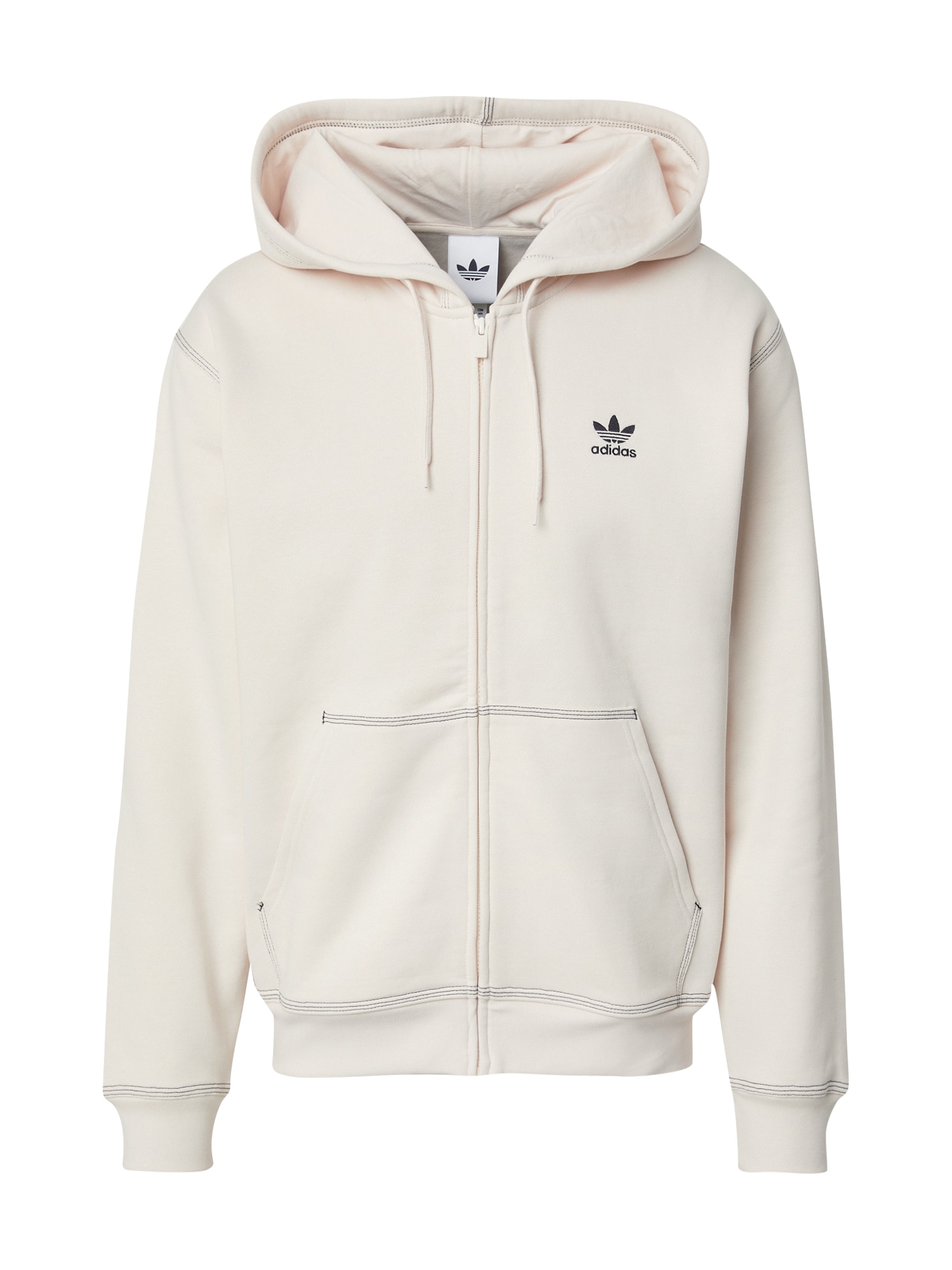 ADIDAS ORIGINALS Tréning dzseki 'Essentials'  fekete / fehér akciós termékkép 1
