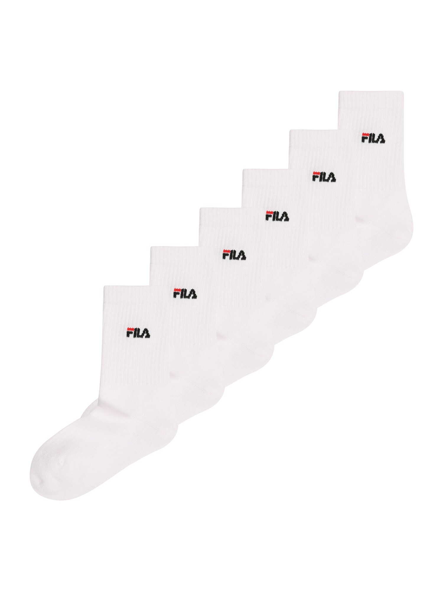 FILA Șosete  roșu / negru / alb